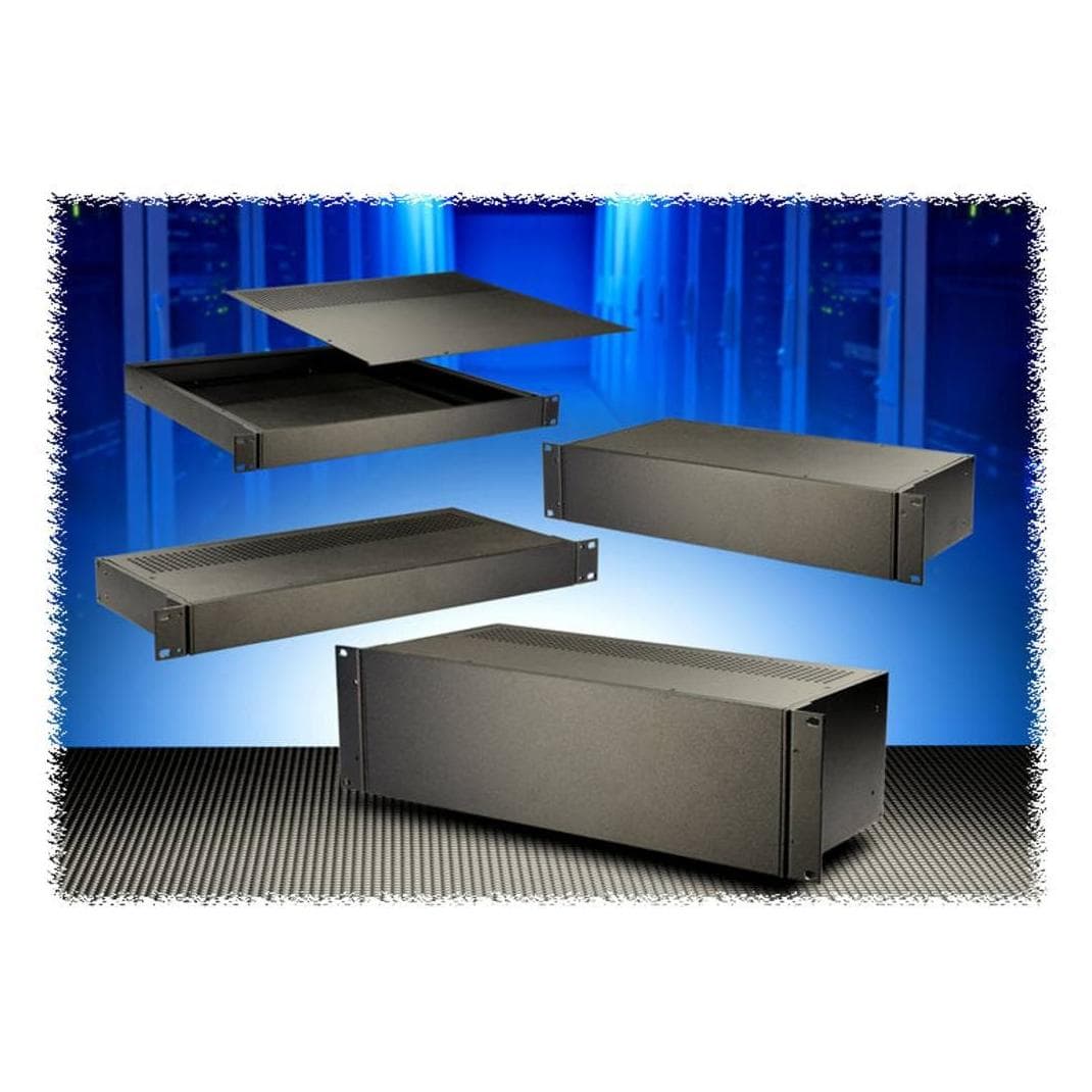 Hammond RM3U1913SBK Universele behuizing (Huisvesting), Elektronica benodigdheden + Behuizing, Zwart