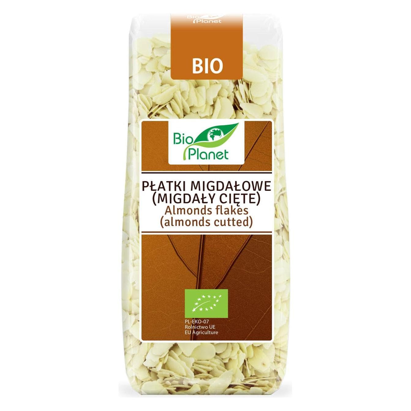 Bio Planet, Hulp bij het winkelen, Biologische amandelschilfers (gesneden amandelen) 100 g -