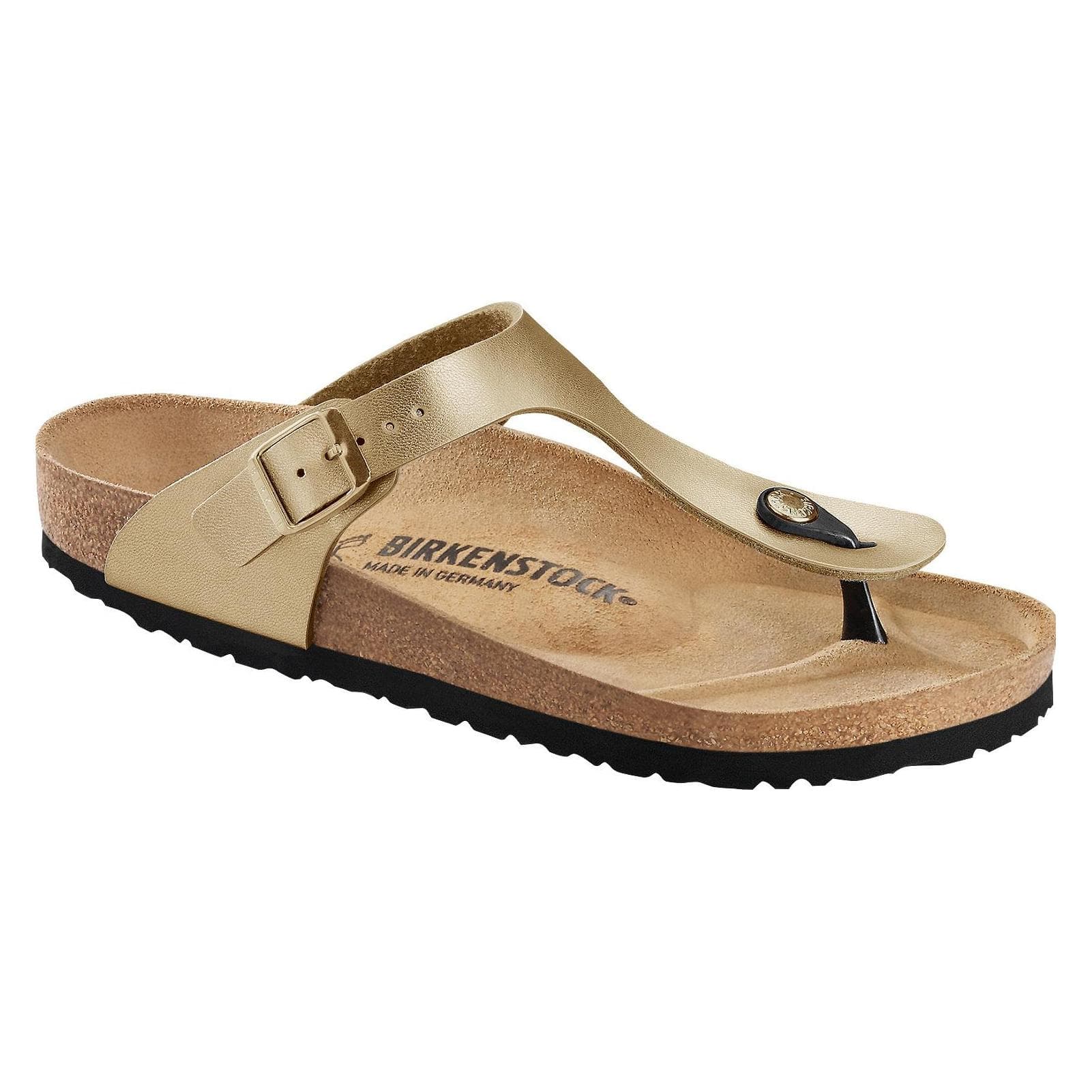 Birkenstock, Vrouwen, Sandalen, Gizeh Birko-Flor Smal, Goud, (37)