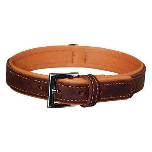 Kerbl VEGAS HQ bruin 25mm 37 cm (Hond, Algemeen, Loop), Kraag + Leiband