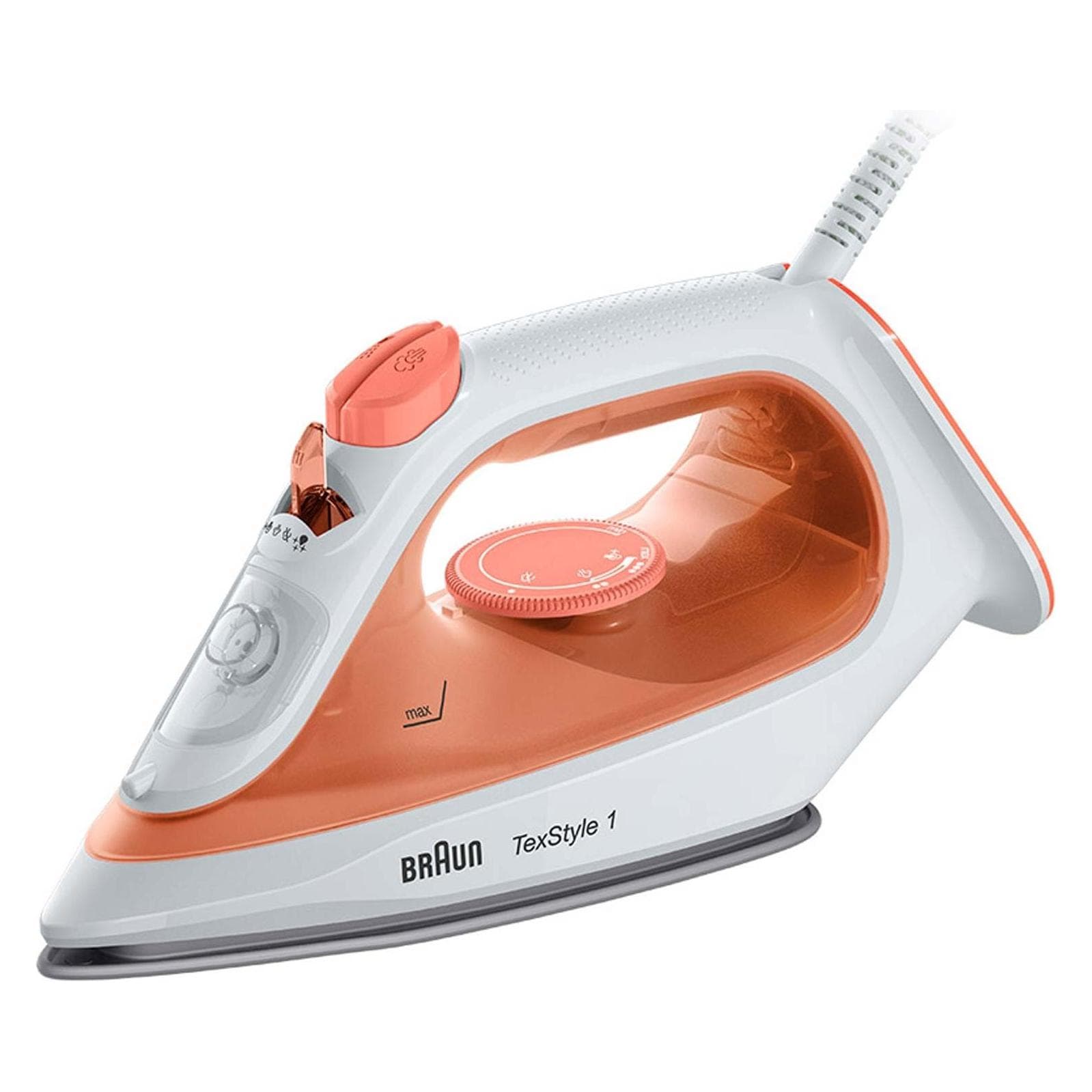 Braun SI1009OR SDA, Strijkijzer, Wit, Oranje