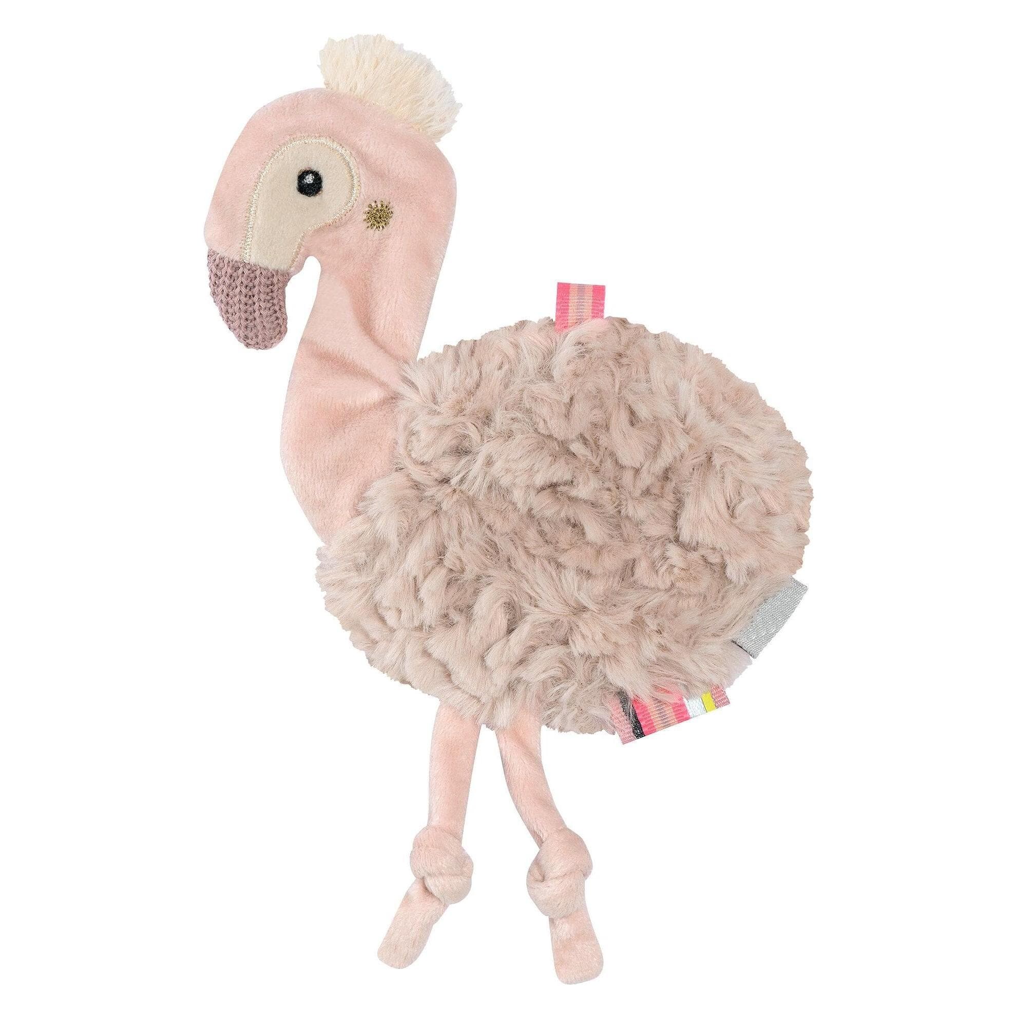 Fehn, Grijpend speelgoed, Knister-Flamingo