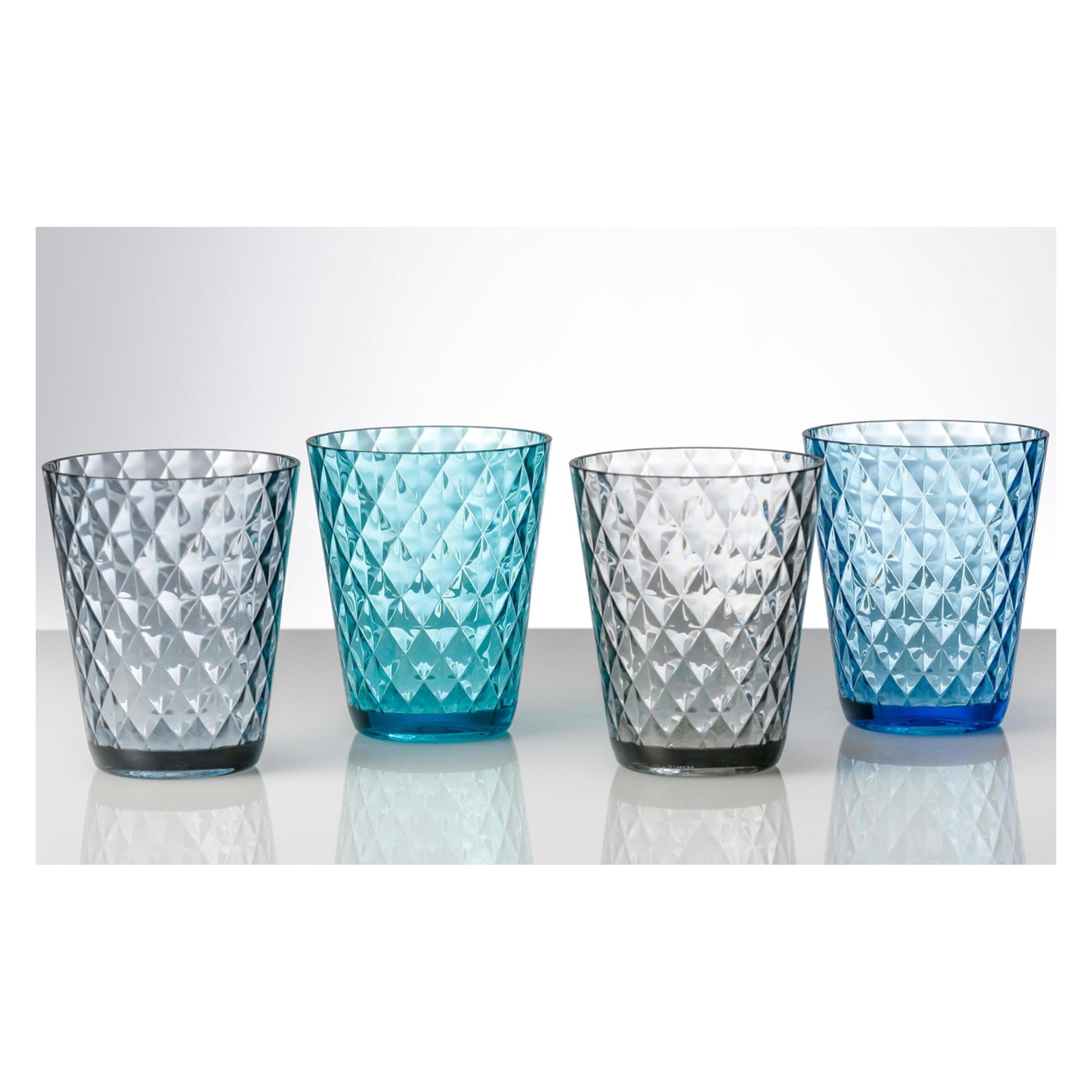 Brunner Diamond Trinkglass Set, Drinkglazen, Veelkleurig