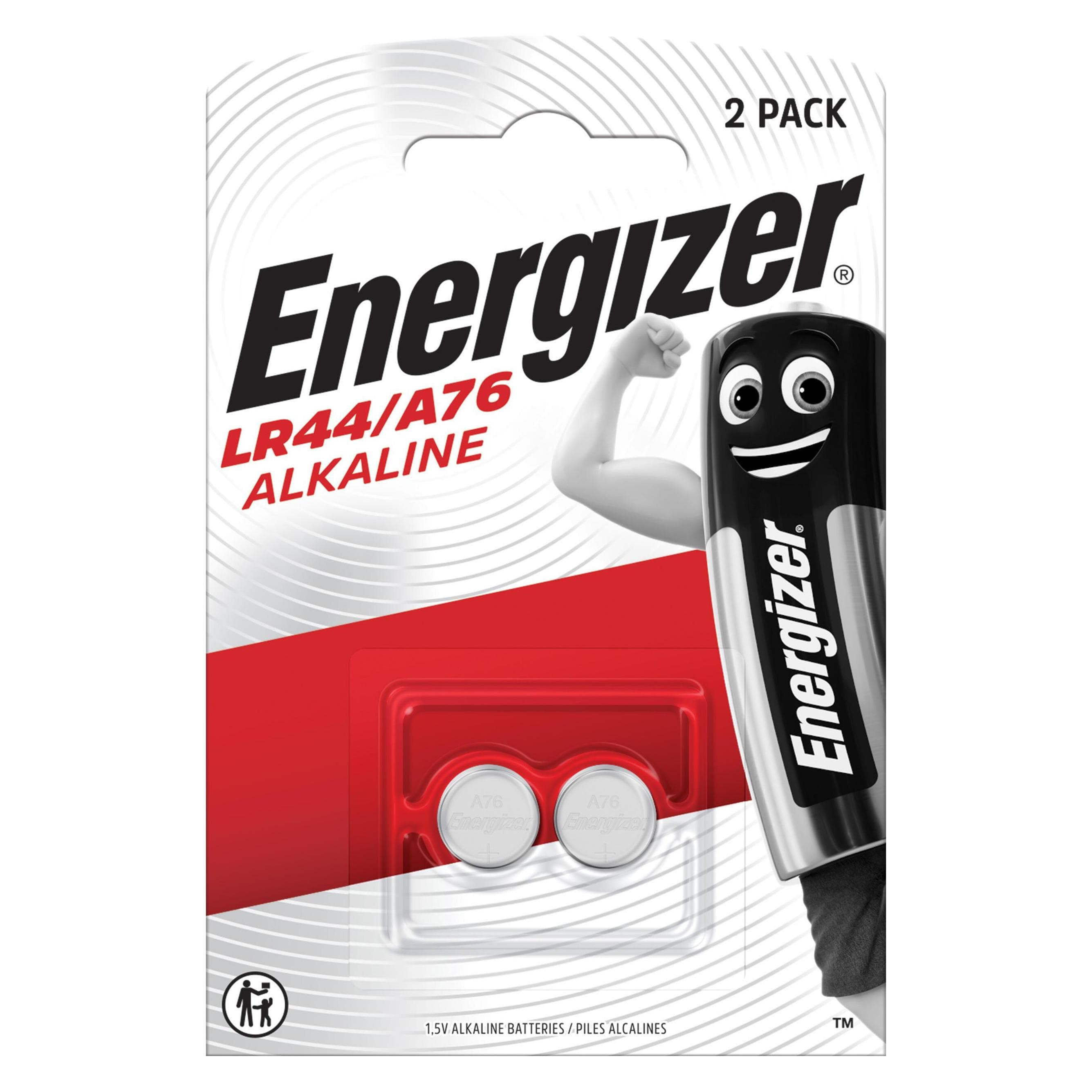 Energizer Lr44 A76 (2 Pcs., LR44, 150 mAh), Batterijen