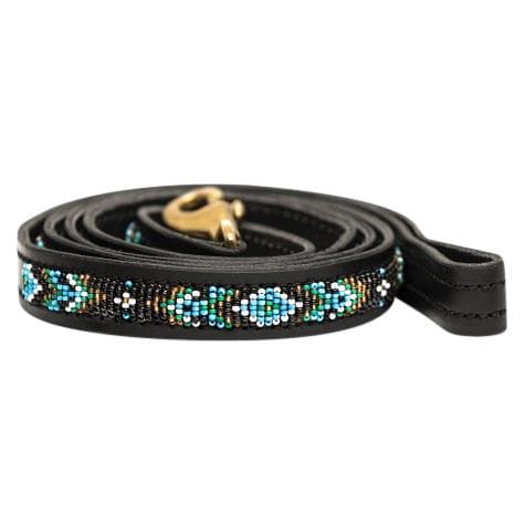 Kampuni Hondenriem Terese turquoise lang, 162x2,1 cm (Hond, Loop), Kraag + Leiband