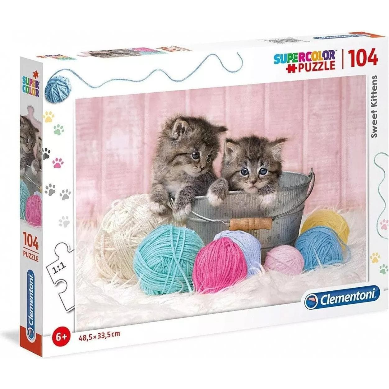 Clementoni Schattige katjes (104 onderdelen)