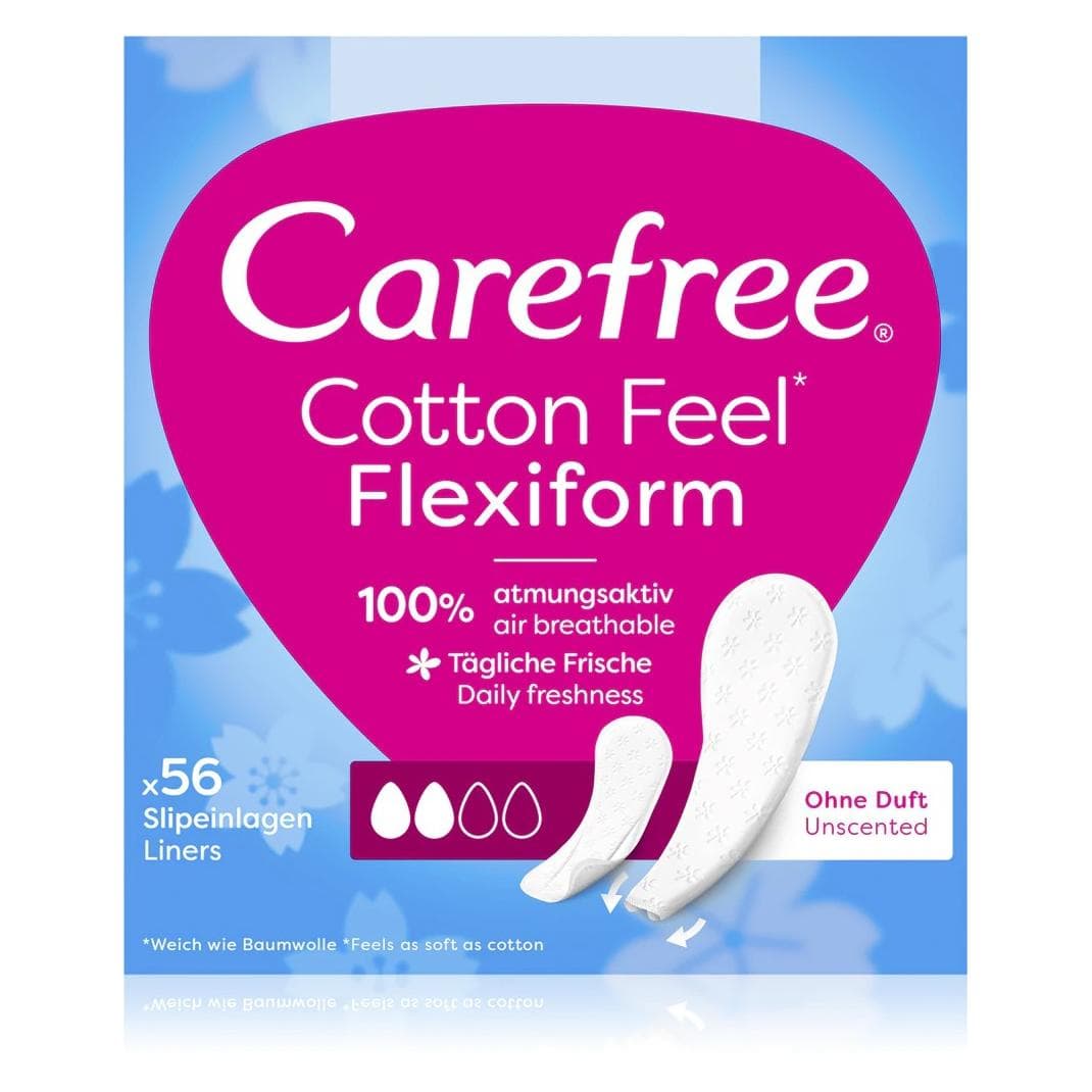 Carefree, Binden, Se Katoen Flexiform 56st Pk (56x)