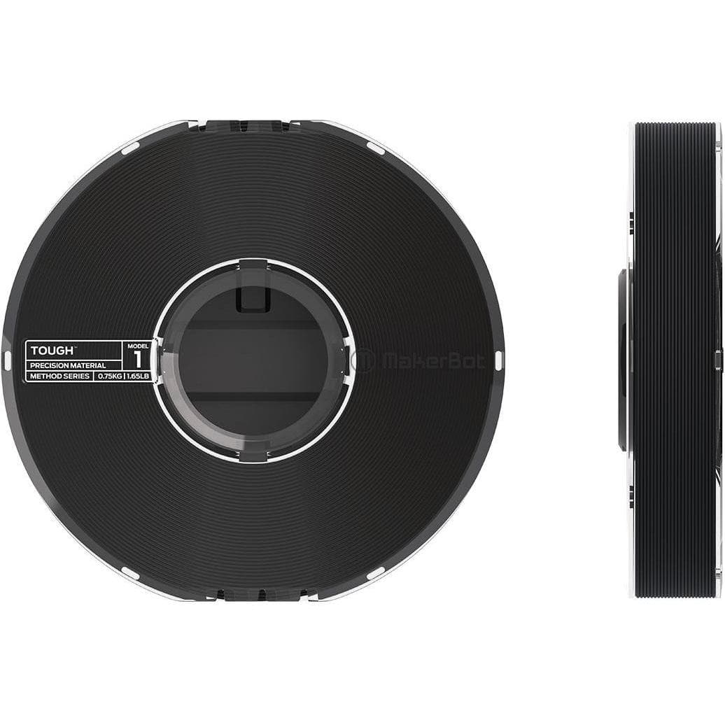 Makerbot Tough Precision, onyxzwart, 0,75kg (PLA, 1.75 mm, 750 g), 3D print filamenten, Zwart