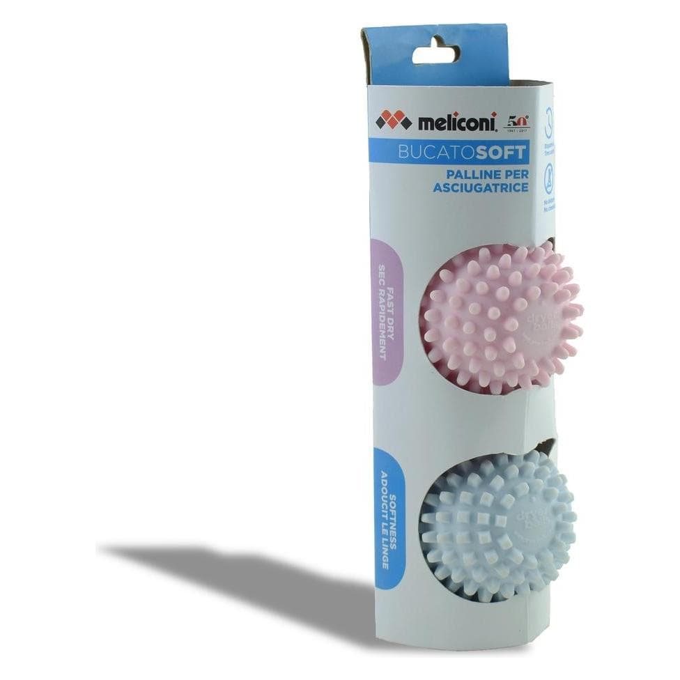 Meliconi Wasserij Zachte Droogballen, Accessoires voor beugels, Blauw, Roze, Veelkleurig
