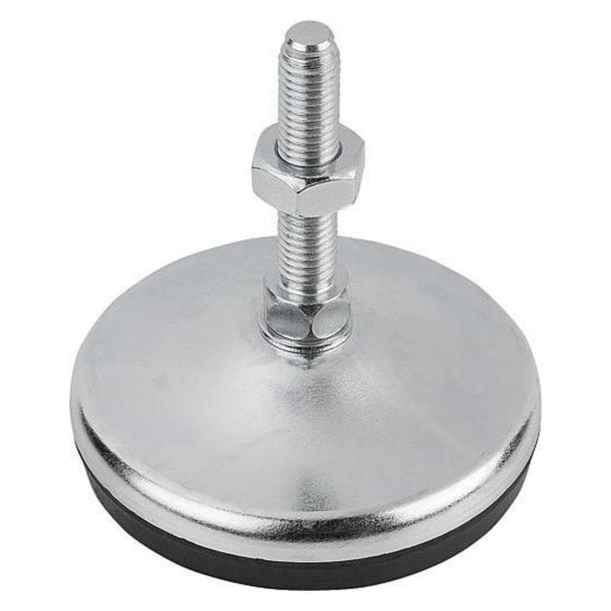 Kipp, Accessoires voor meubelbeslag, Stellfuss, K0739, Stahl, Form A