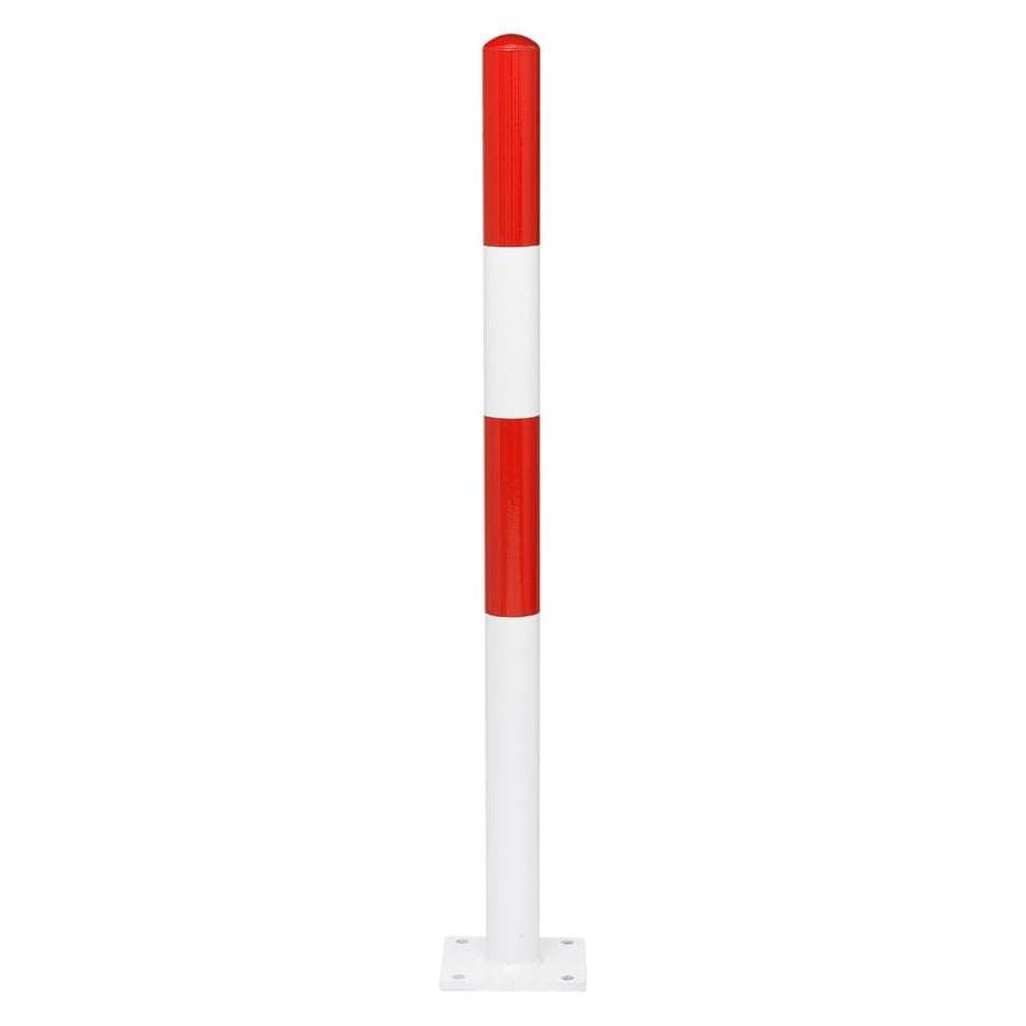 Moravia, Barrière, MORION slagboompaal Ø 76 mm Verzinkt, rood-wit geschilderd, 0 ogen