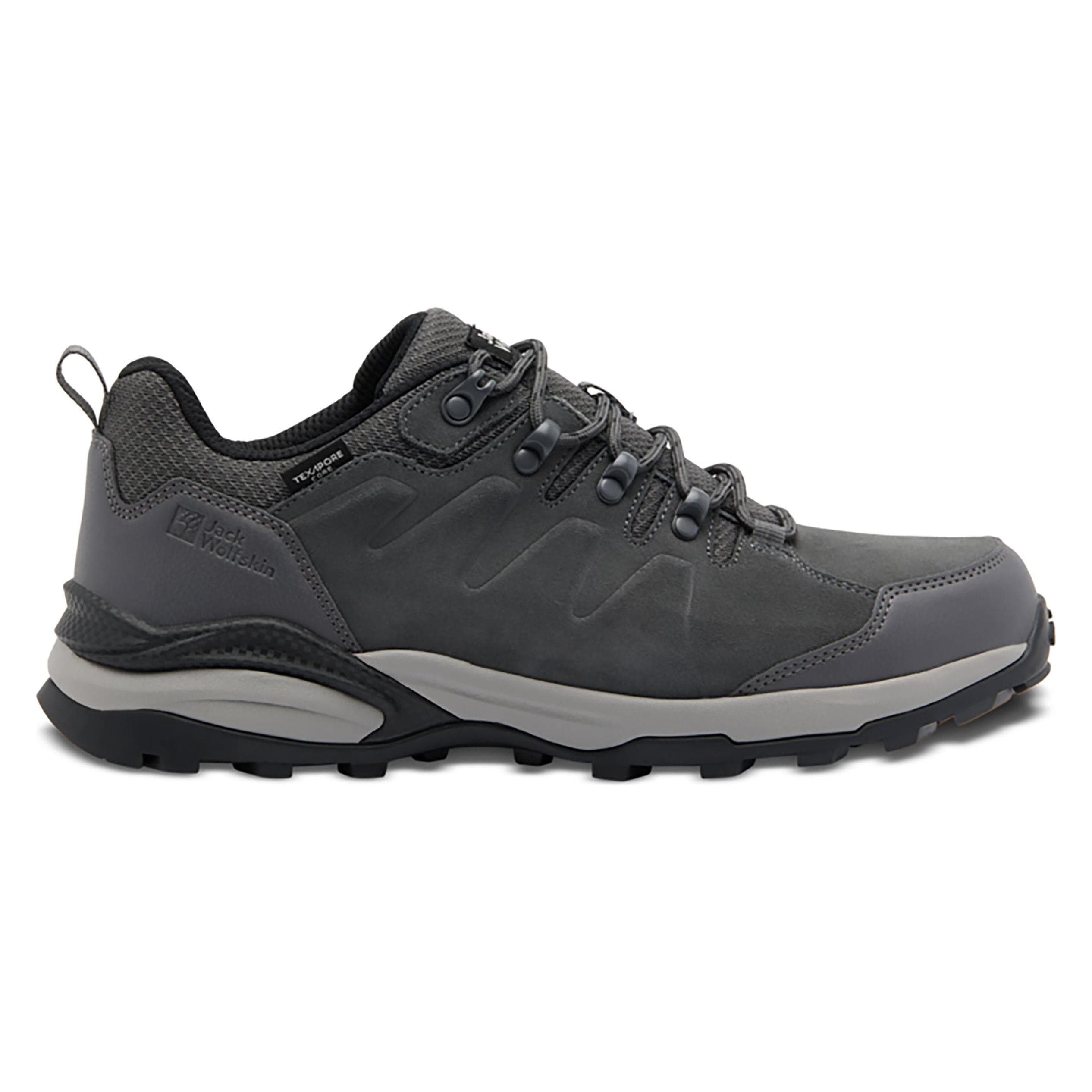 Jack Wolfskin, Mannen, Wandelschoenen, Refugio Texapore Laag M (44.5), Grijs