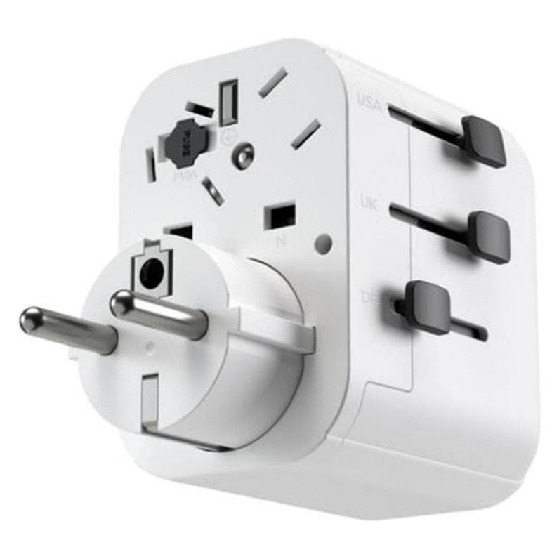 Vonmählen, Reisadapters, Wereldreisadapter Unity One Wit