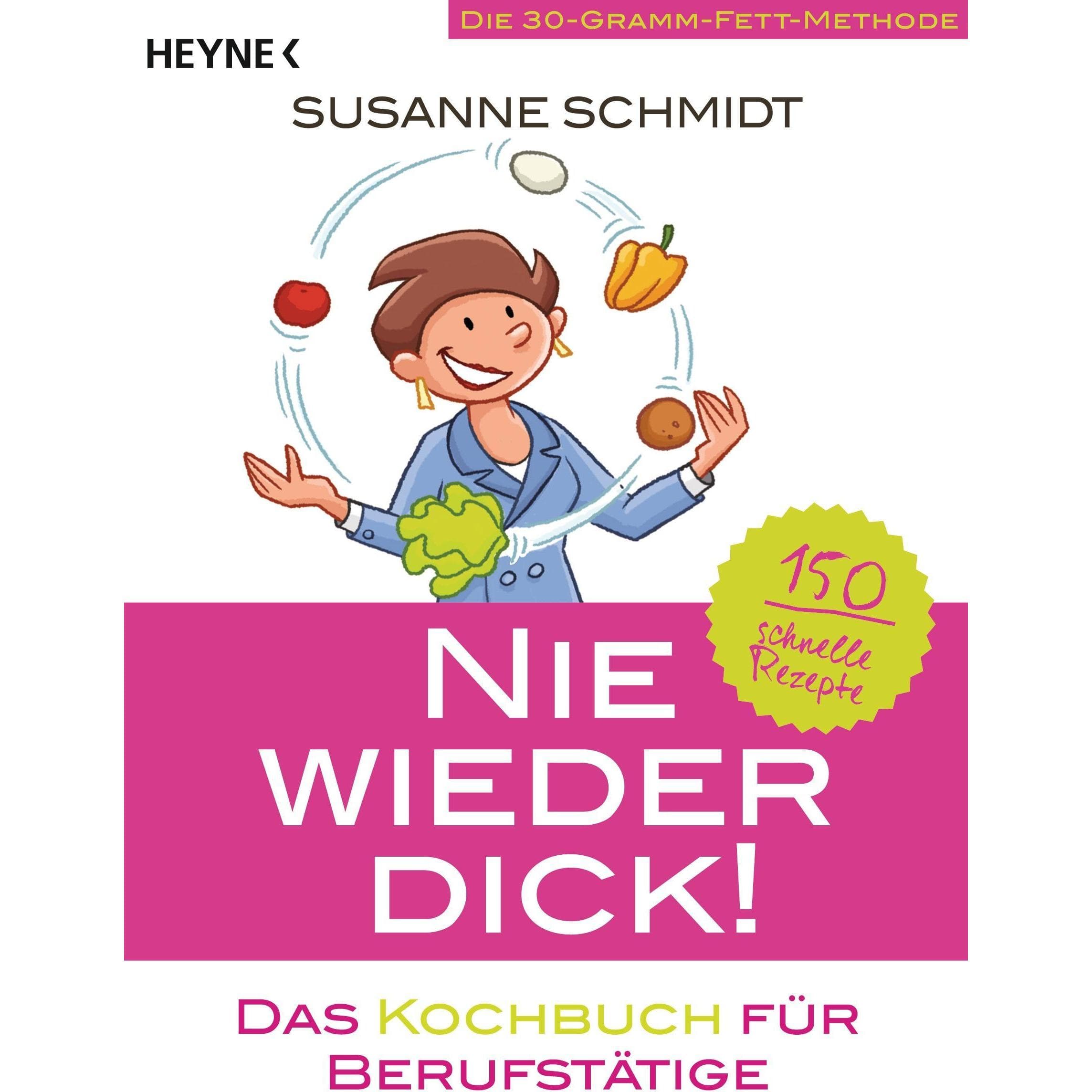 Nie wieder dick Das Kochbuch für Berufstätige, Gids van Susanne Schmidt