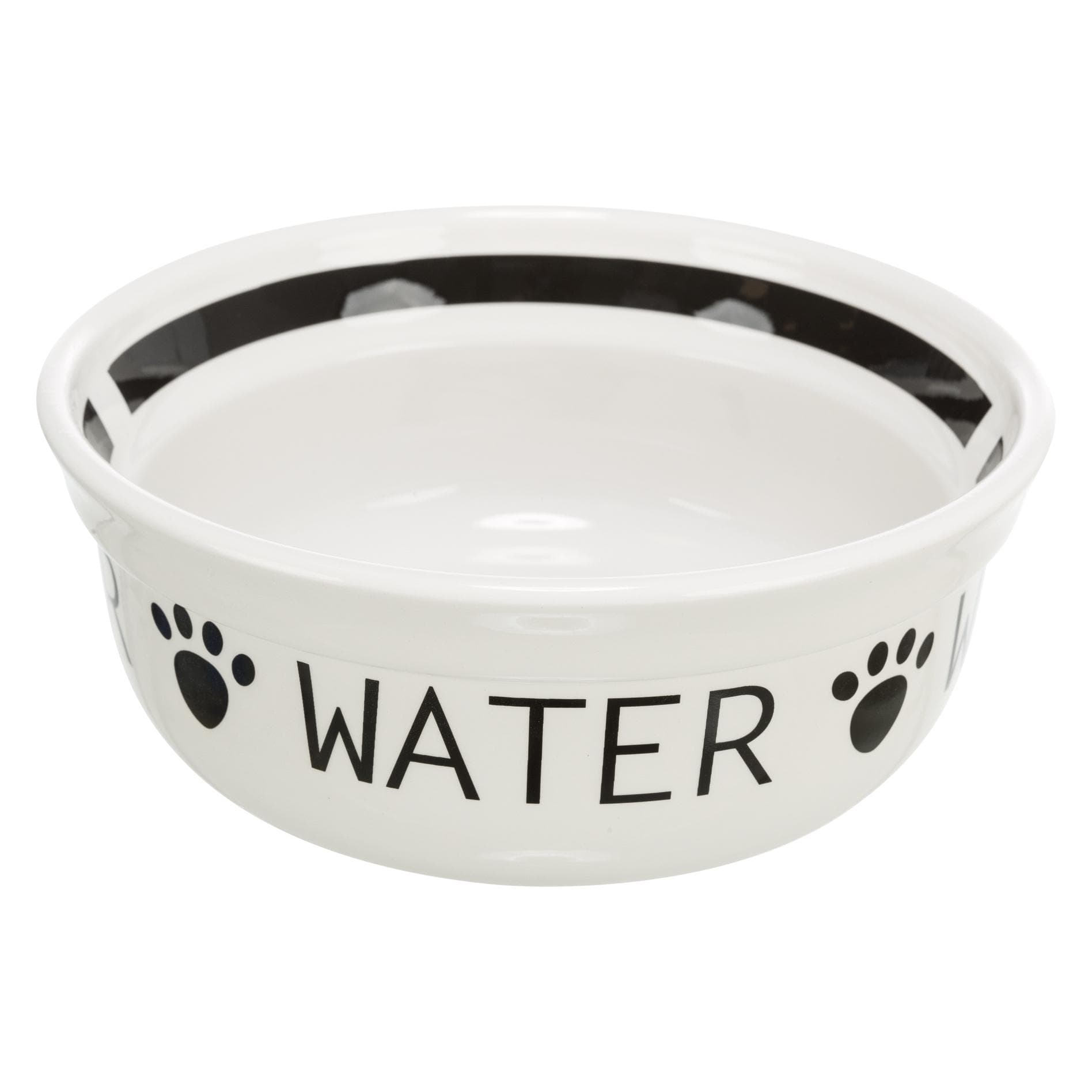 Trixie Keramisch skål m. tekst "Water", ø 20 cm, til # 24642, Voerbakje