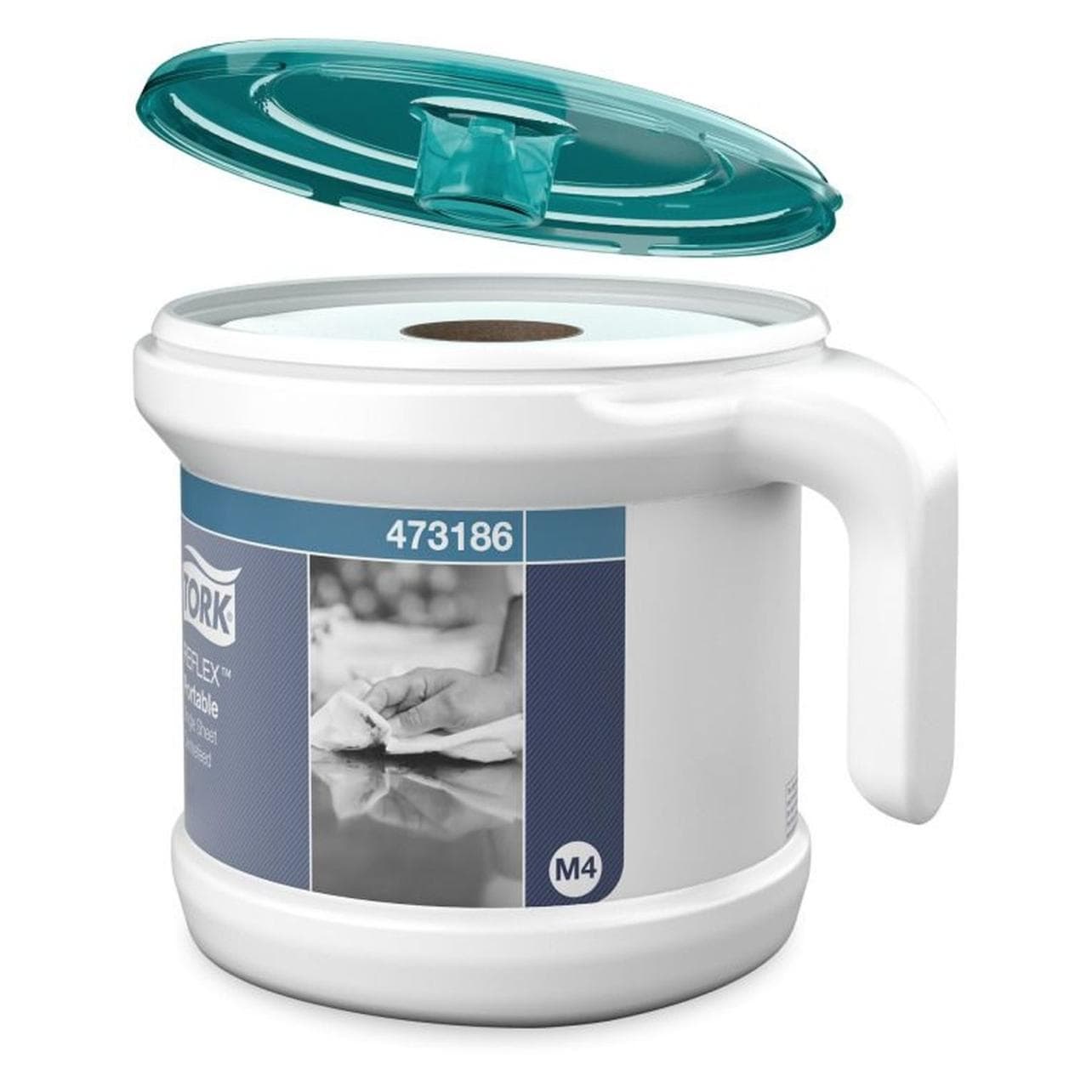 Tork, Papieren handdoekdispenser, Papierhanddoekdispenser Draagbare éénbladige binnenrol dispenser, M3