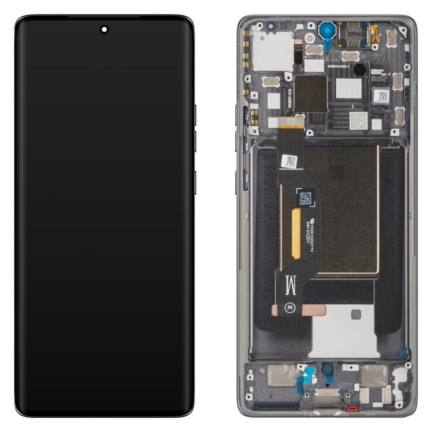 Motorola Display Unit f?r Edge 50, Koala grau (Scherm, Motorola Rand 50), Onderdelen voor mobiele apparaten, Grijs