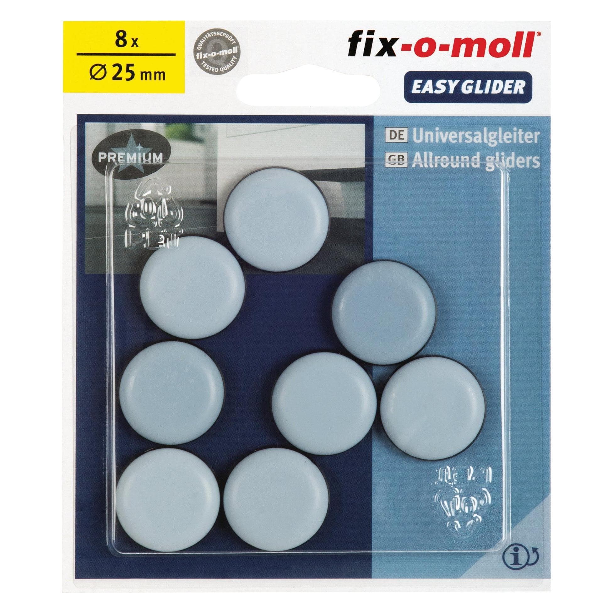 Fix-o-moll, Meubelglijders + beschermende buffers, Universeel zweefvliegtuig (Universeel zweefvliegtuig)