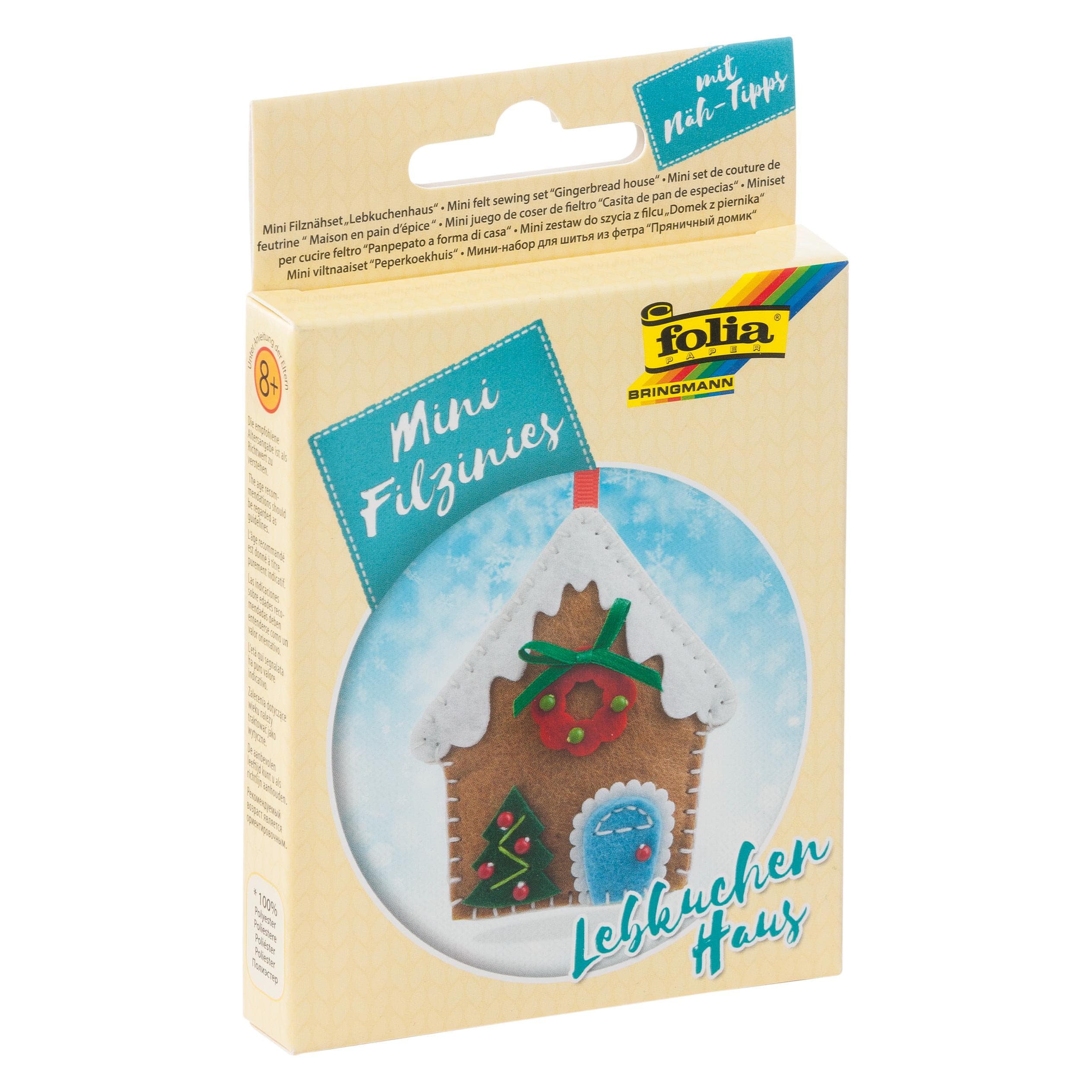 Magni Mini Filzinies 19 Stuk Peperkoek, Handwerkset, Veelkleurig