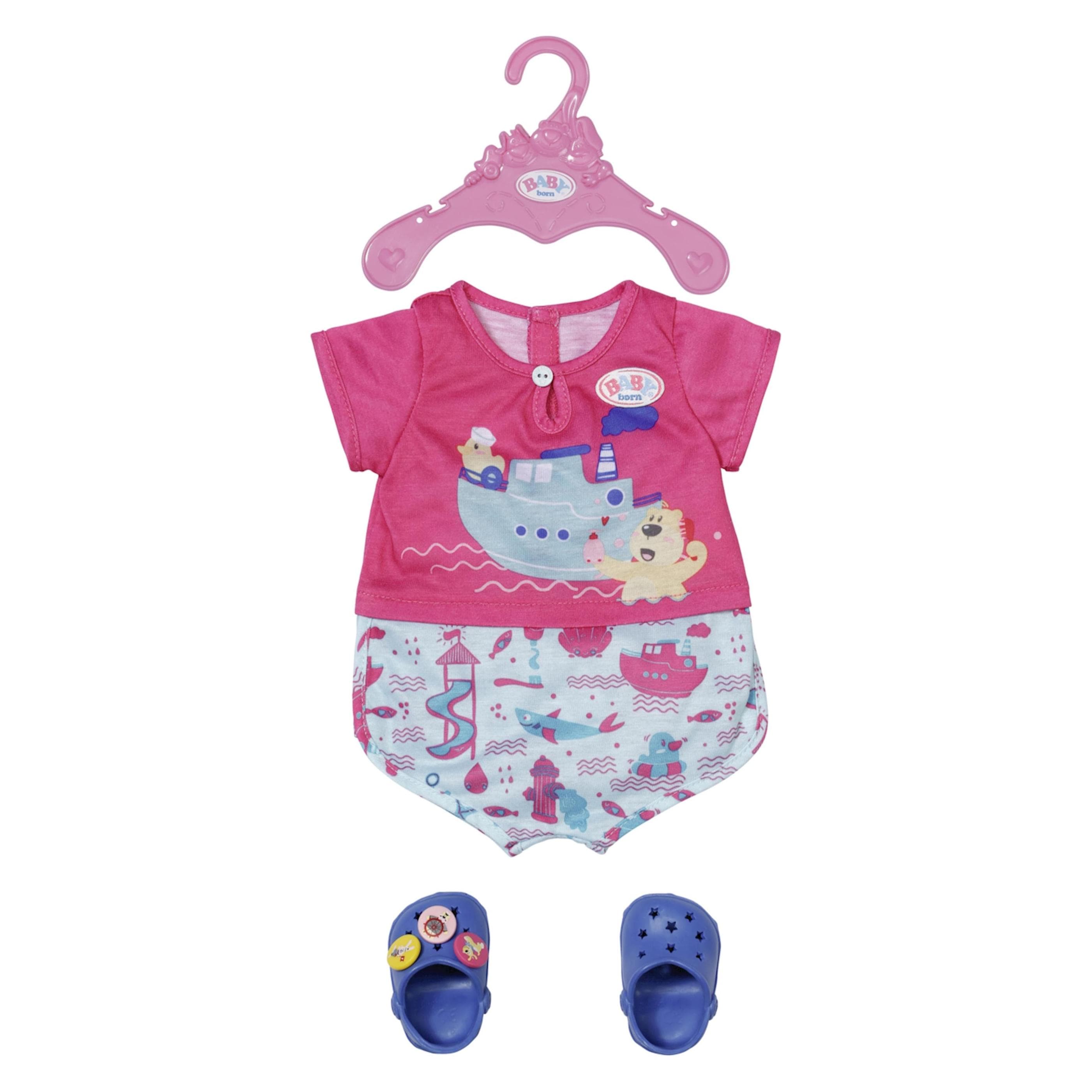 Baby Born Badpyjama's & Klompen