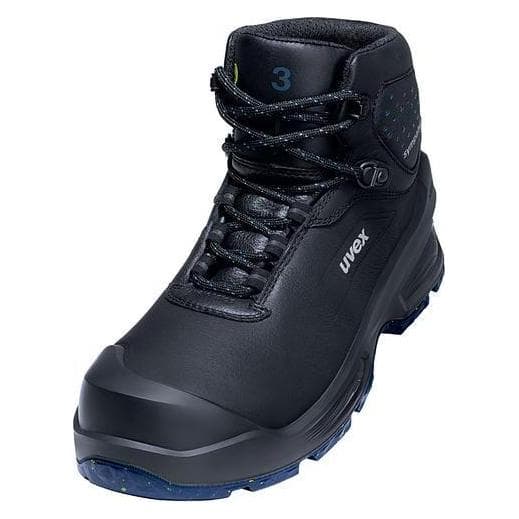Uvex, Werkschoenen, 3 MACSOLE laars S7 68631 zwart wijdte 10 maat 52 (S7, 52)