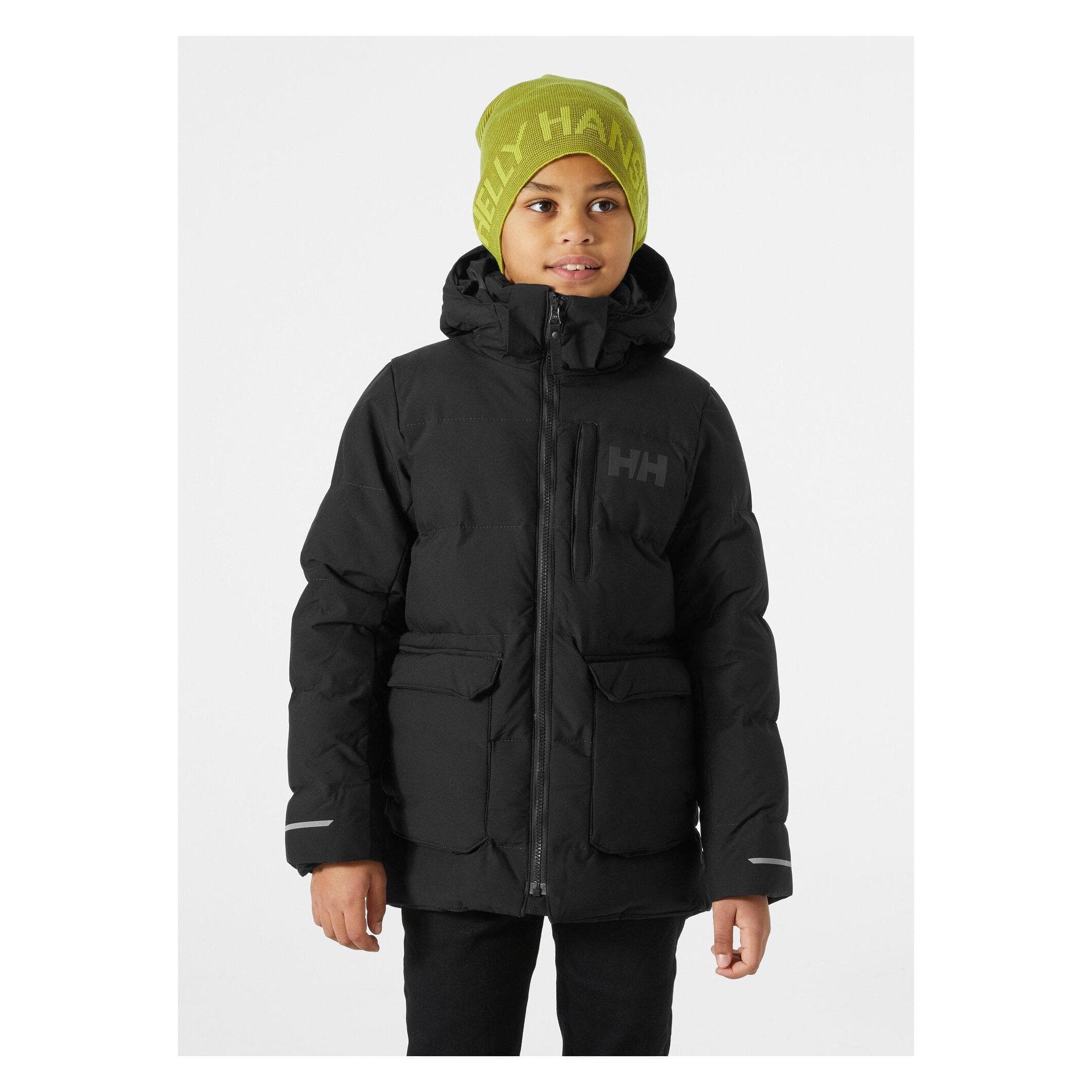 Helly Hansen, Jongens, Winterjassen, Jr Nord Puffy Parka, Zwart, (128)