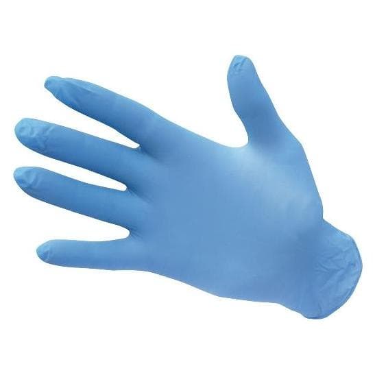Manser HWC, Beschermende handschoenen, Nitril wegwerphandschoen - blauw - 500 stuks (S)