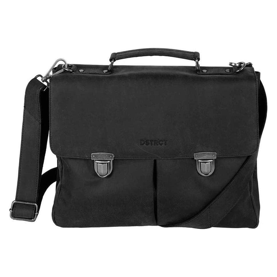 DSTRCT Wall Street A4 Laptop -Tasche -15,4 Zoll - schwarz (15.40"), Laptoptas, Zwart