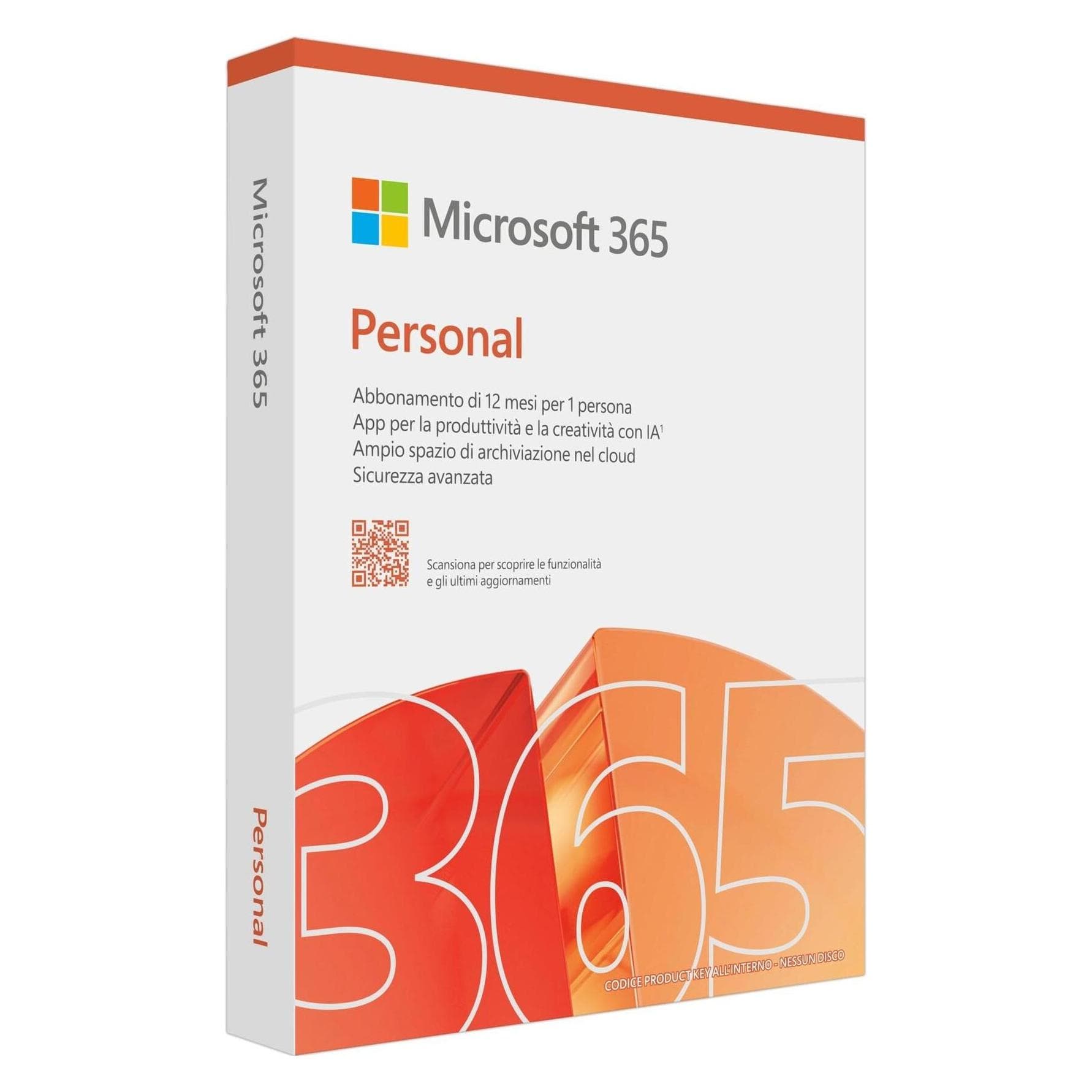 Microsoft M365 Persoonlijk Italiaans Abonnement voor Android & iOS & Windows & Mac OS