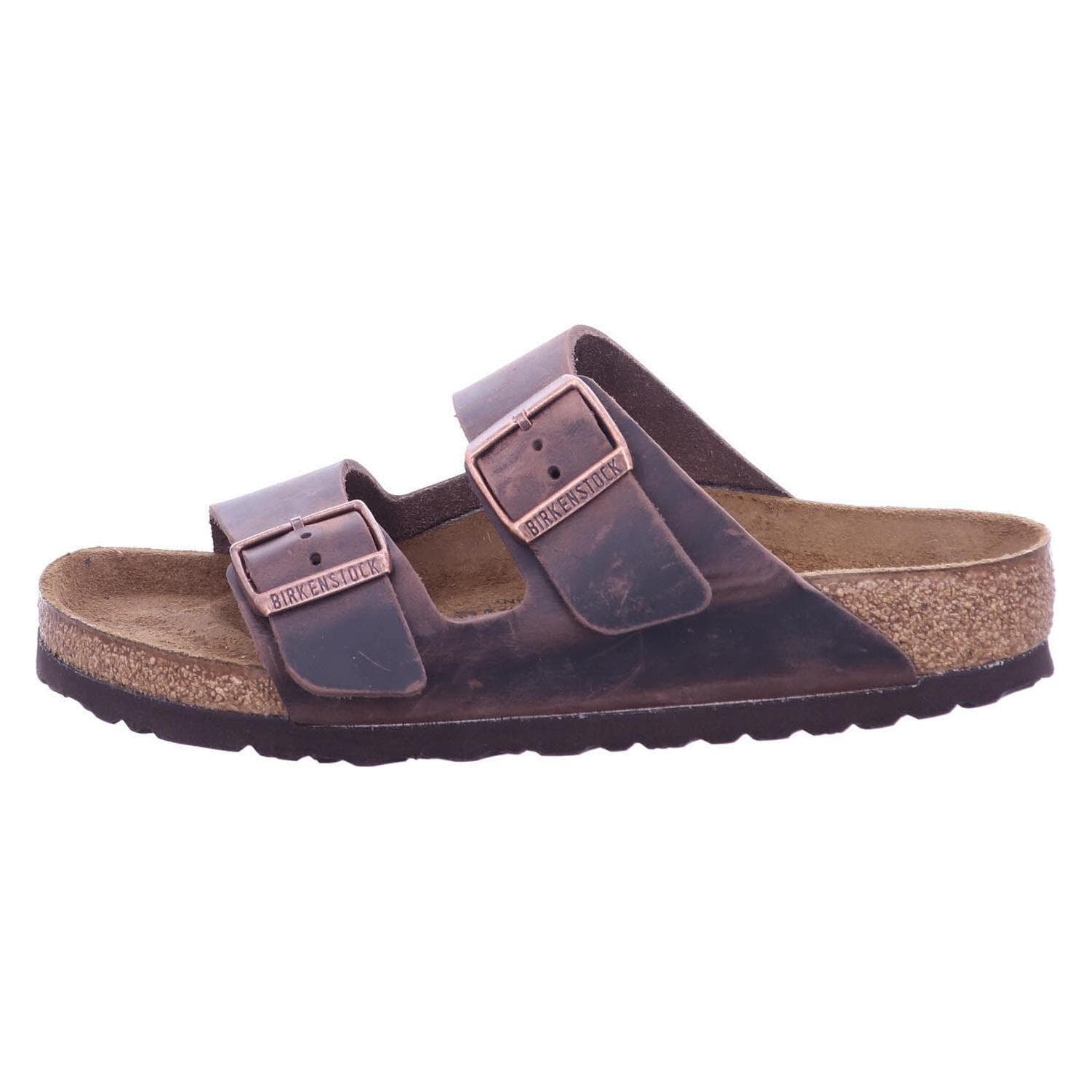Birkenstock, Unisex, Sandalen, Arizona Nubuck Leer Normaal, Bruin, (37)