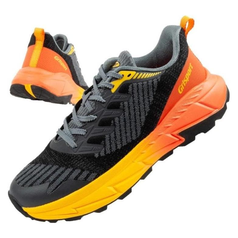 GriSport, Mannen, Hardloopschoenen, Laufschuhe (44), Oranje, Zwart