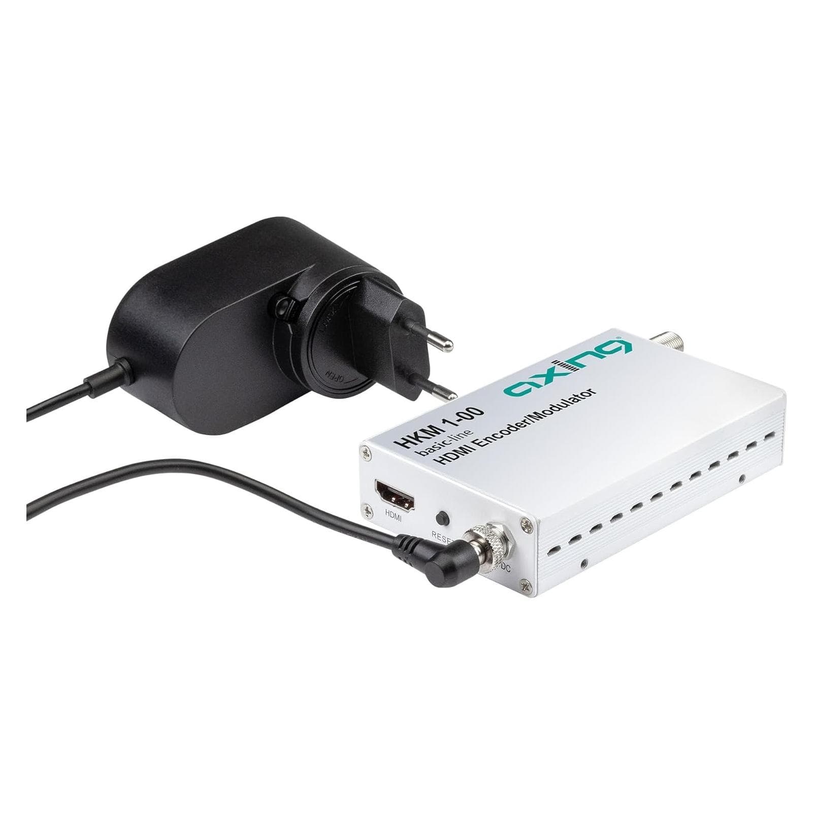 Axing HDMI-Encoder für DVB-C/DVB-T mit 1080p, HDMI-Eingang und Webkonfiguration, TV Receiver Zubehör, Weiss