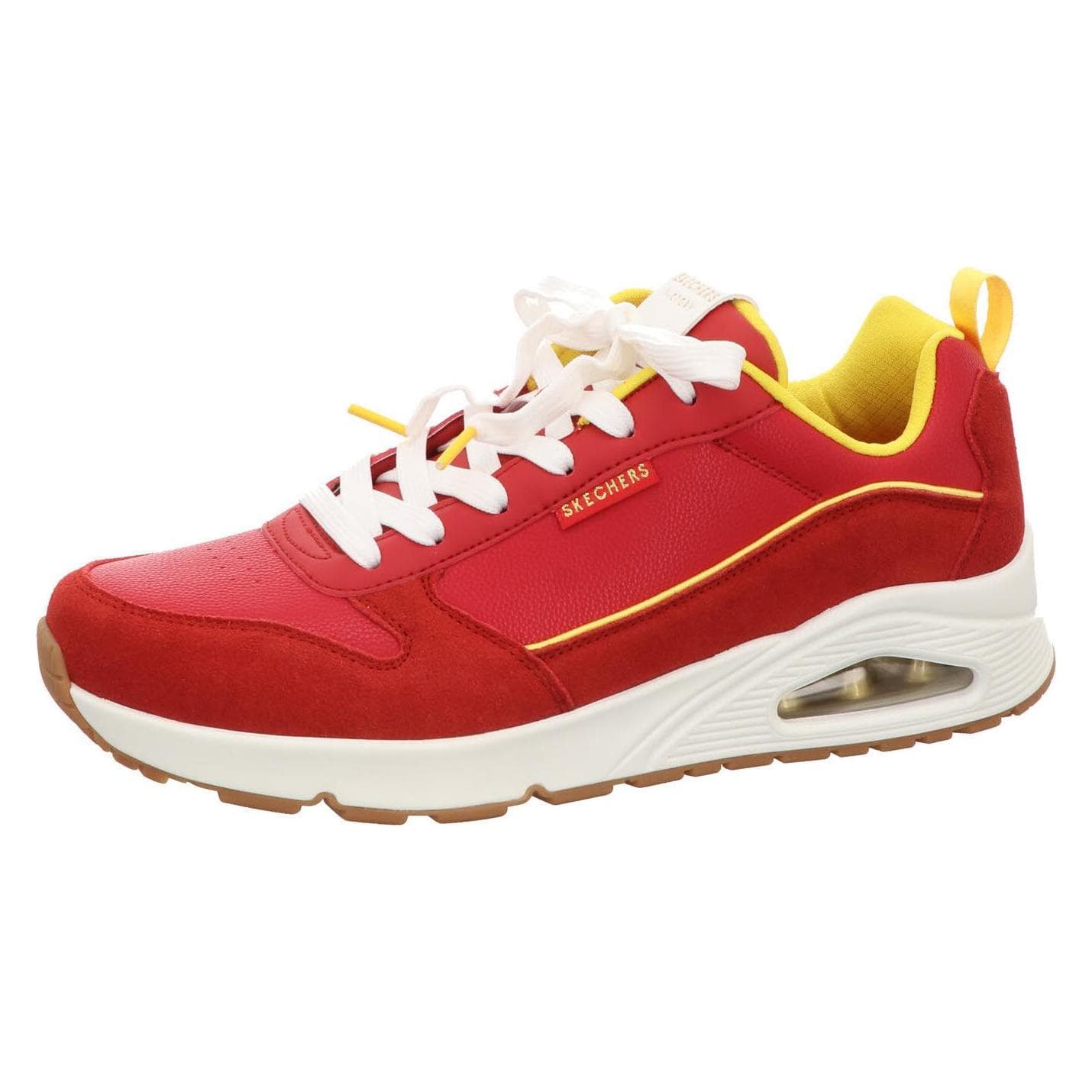Skechers, Mannen, Sneakers, Overwinningspakket, Rood, (46)