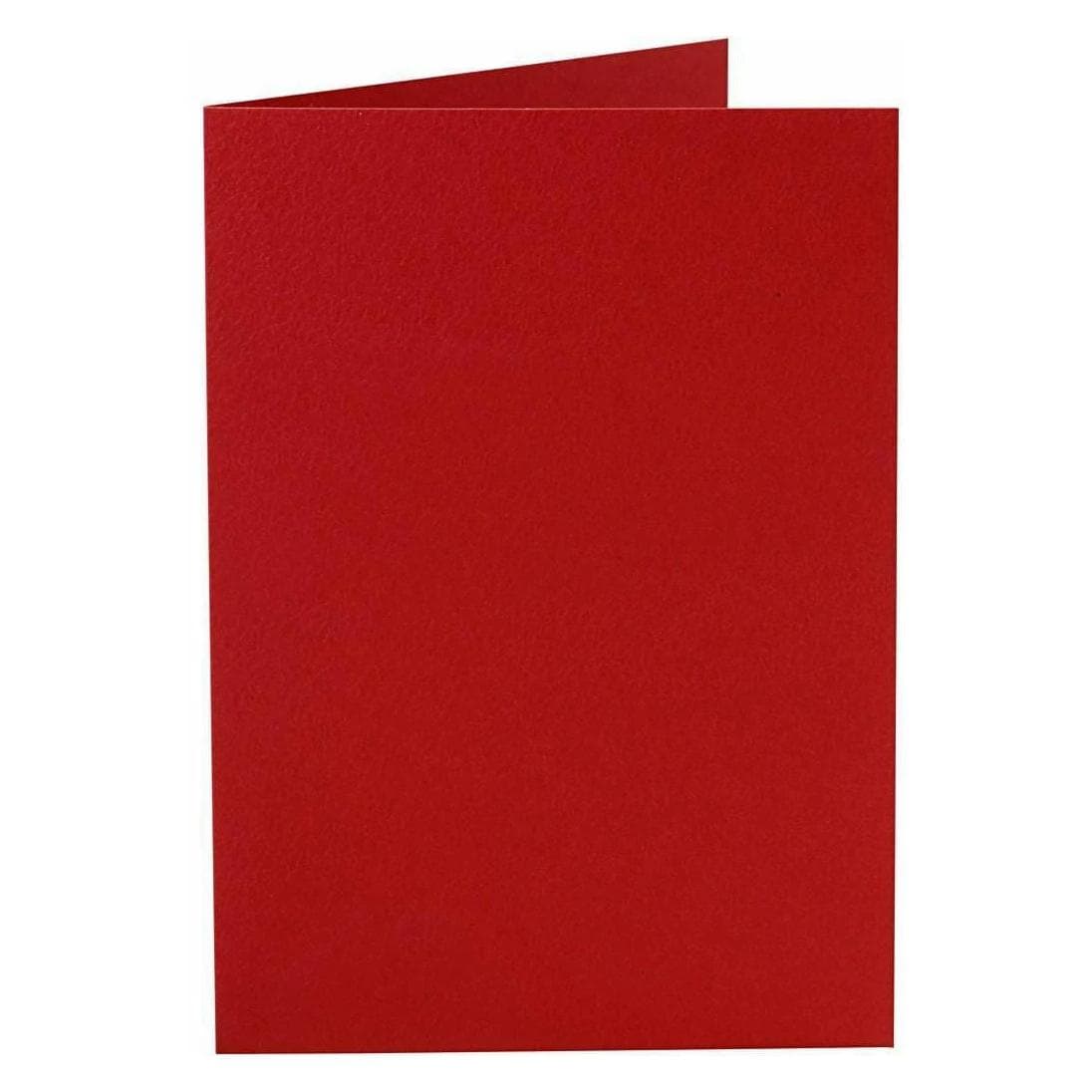 Creativ Company, Greeting cards + Writing paper, Cards 220 g/m2 red (10 pcs.)