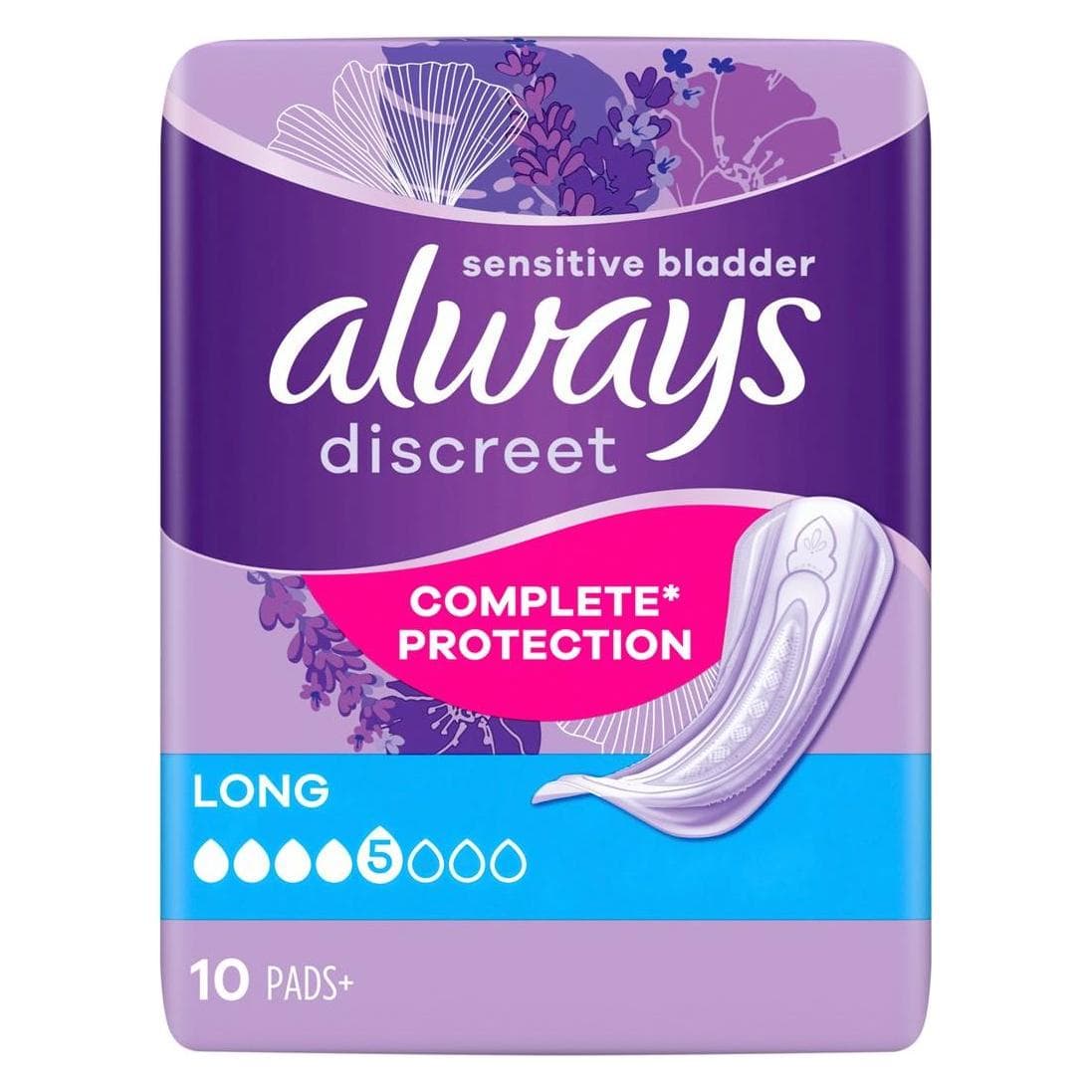 Always, Incontinentie hygiëne, Discreet (10x)