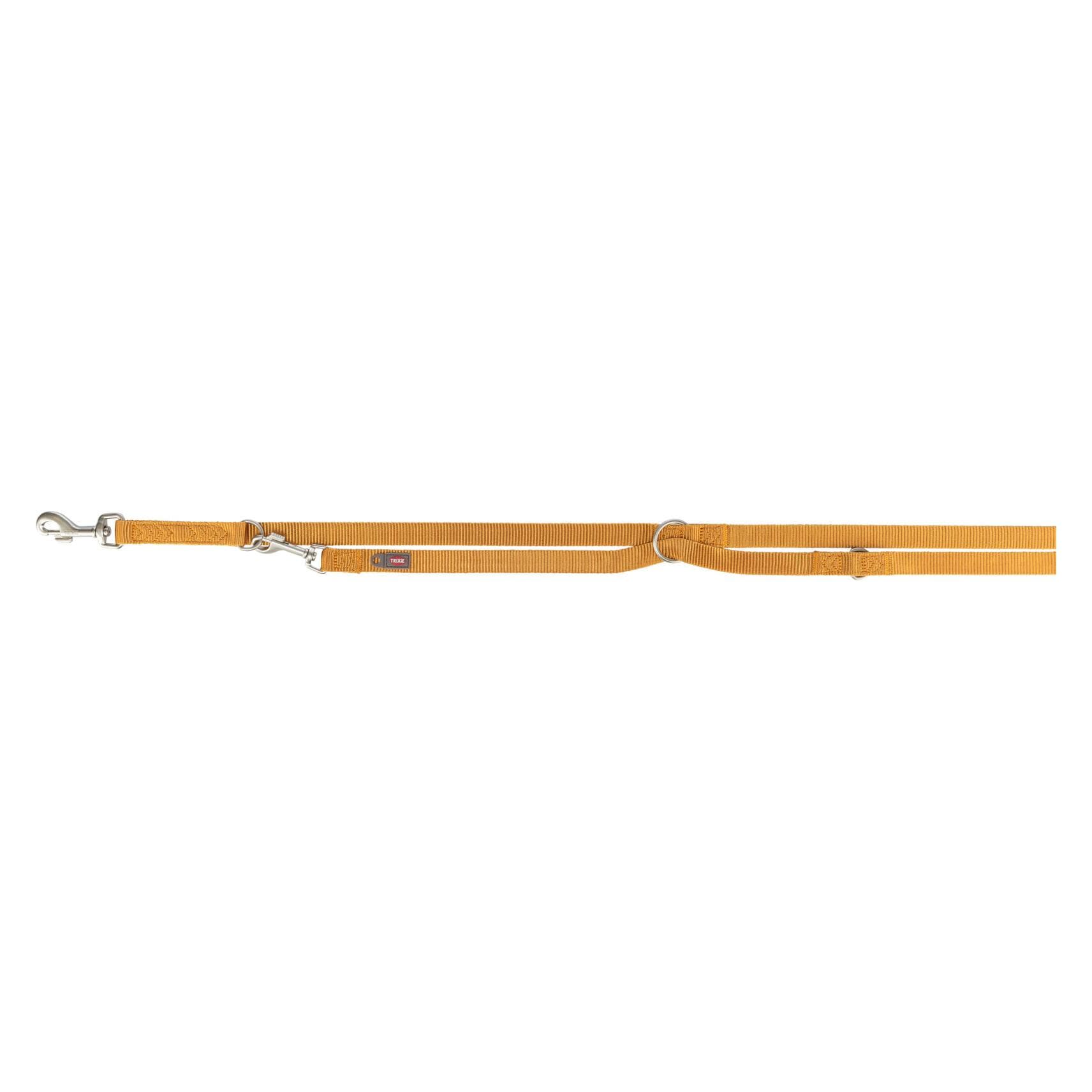 Trixie Hondenriem Premium Verstelbaar Curry Geel - 200X2 Cm (L, M, Hond, Algemeen), Kraag + Leiband