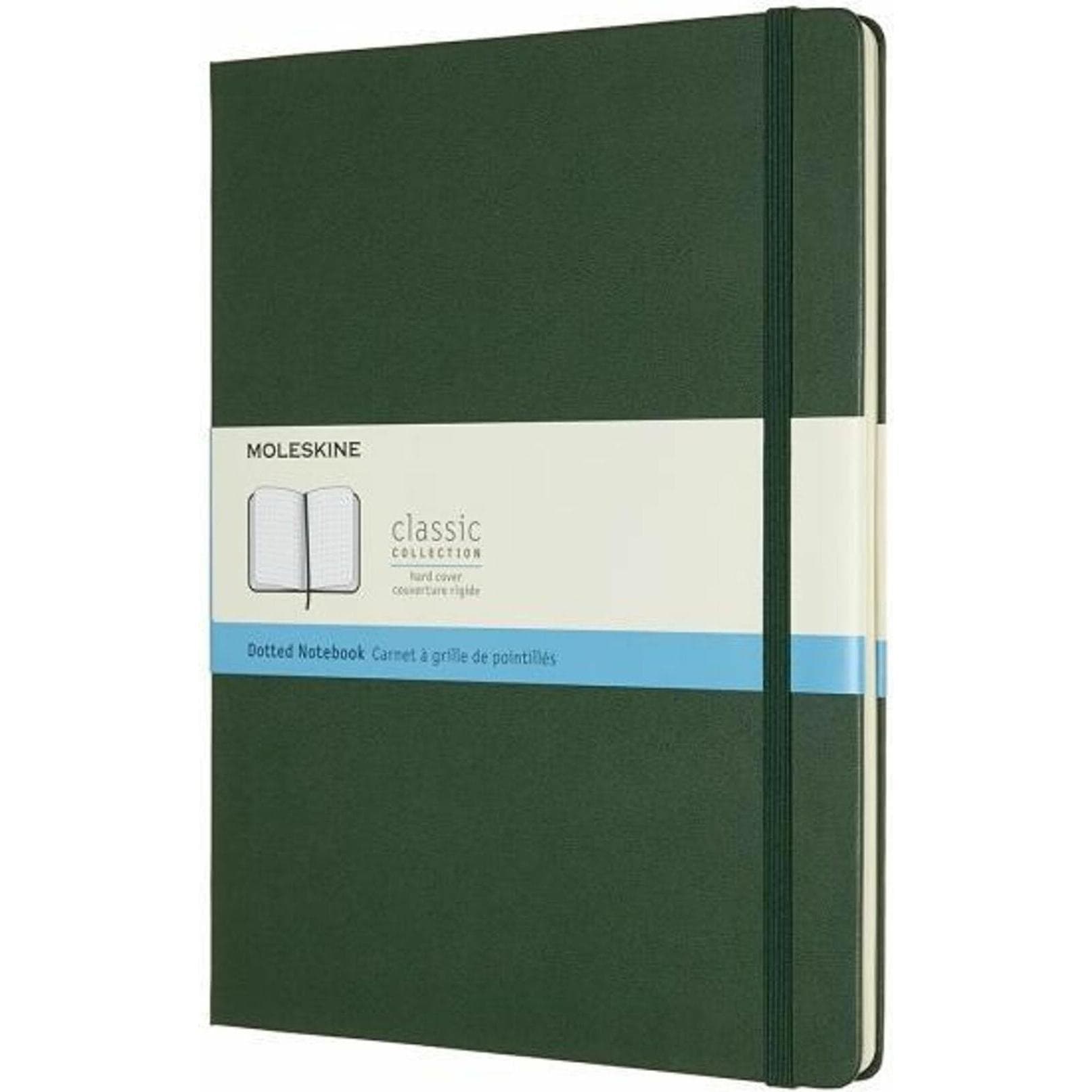 Moleskine, Notitieboekje + schrijfblok, XL - Notebook (25 x 19 cm, Gestippeld, Hardcover)