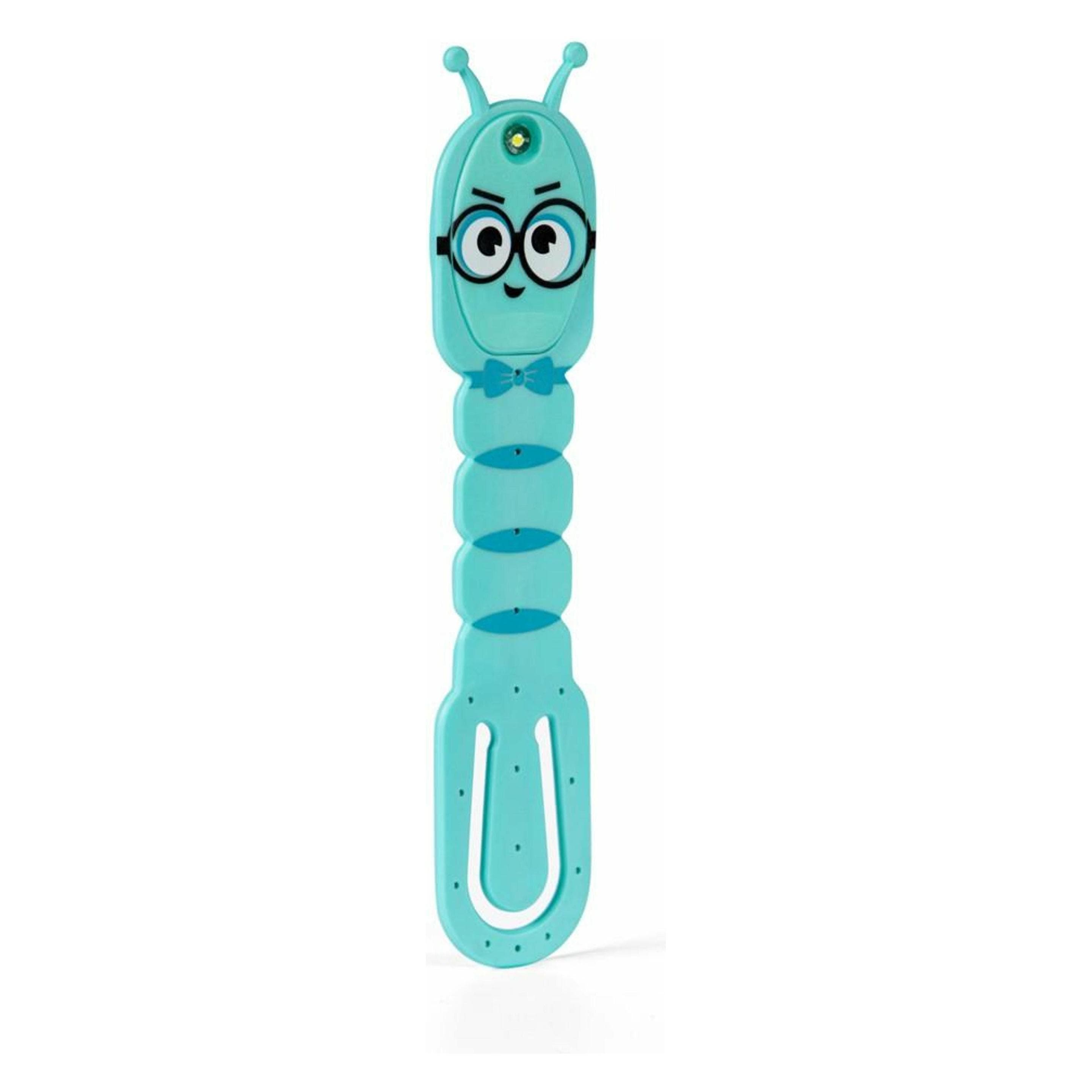Mondikaarten, Zaklamp, Flexilight leeslamp Bookworm Aqua (15 cm, 8 lm)