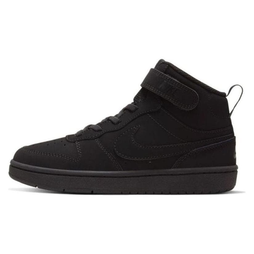 Nike, Boys, Sneakers, Court Borough Mid Shoes, Black, (34)