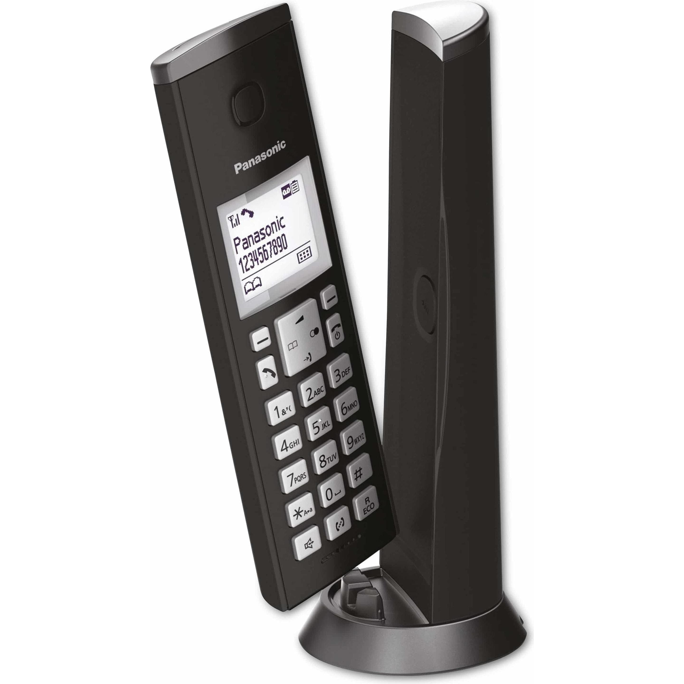 Panasonic KX-TGK220GB, Telefoon, Zwart