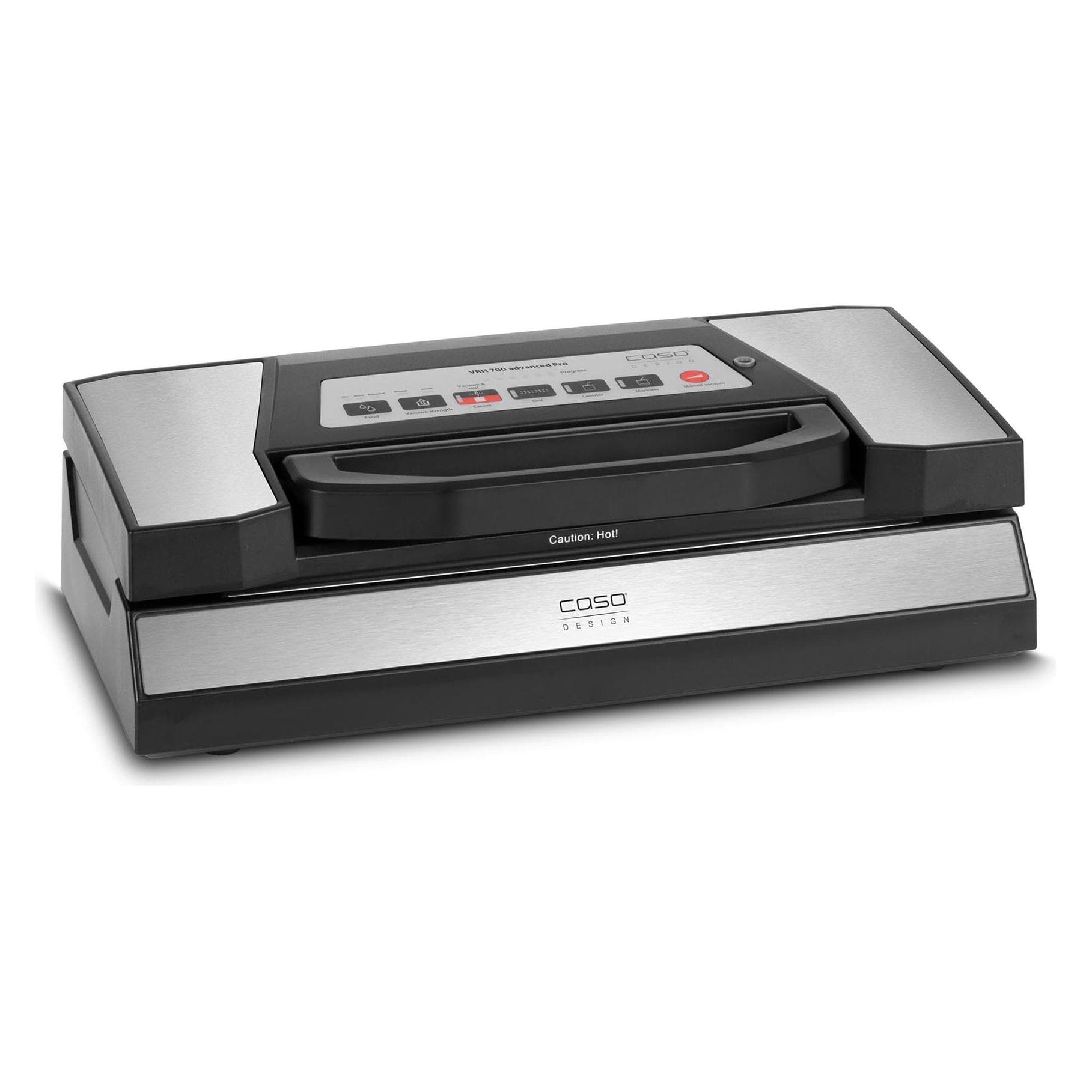 Caso Vakuumierer VRH700 Advanced Pro, Vacuüm sealer, Zilver, Zwart