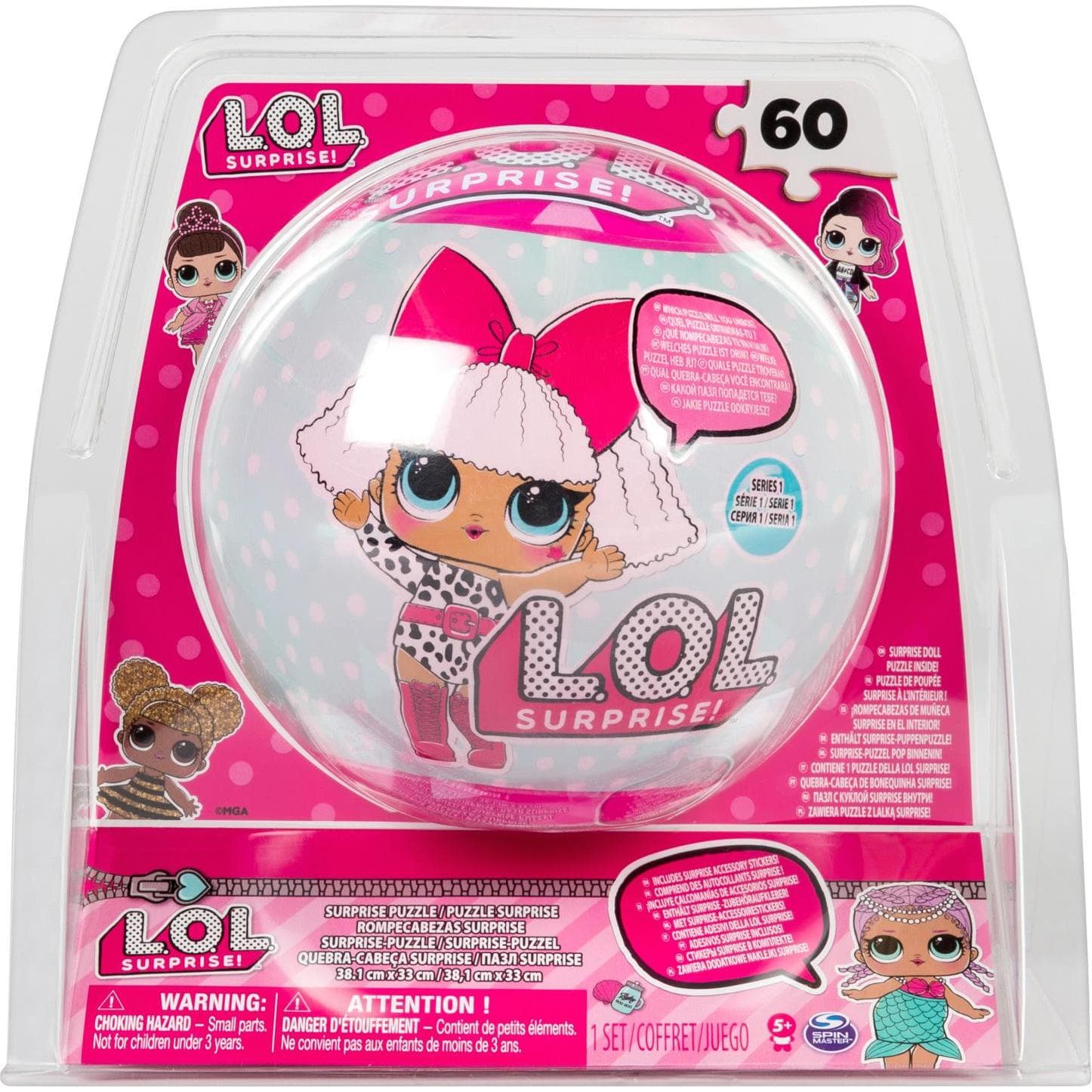Spin Master L.O.L. Poppenbol Blik Puzzel (60 onderdelen)