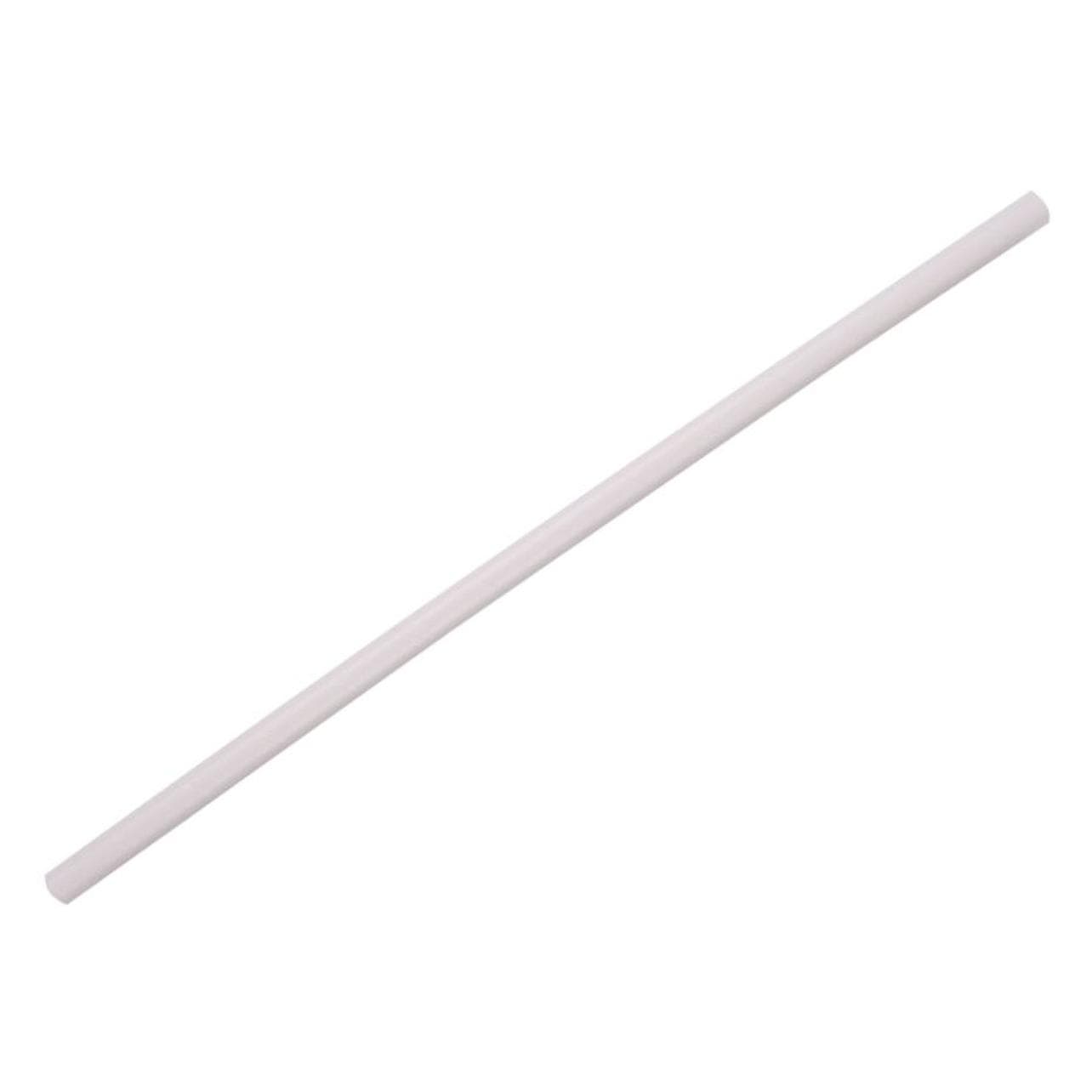 Naturestar Papieren rietjes Bio Jumbo 8x250mm wit PU=100 stuks, Stro, Wit