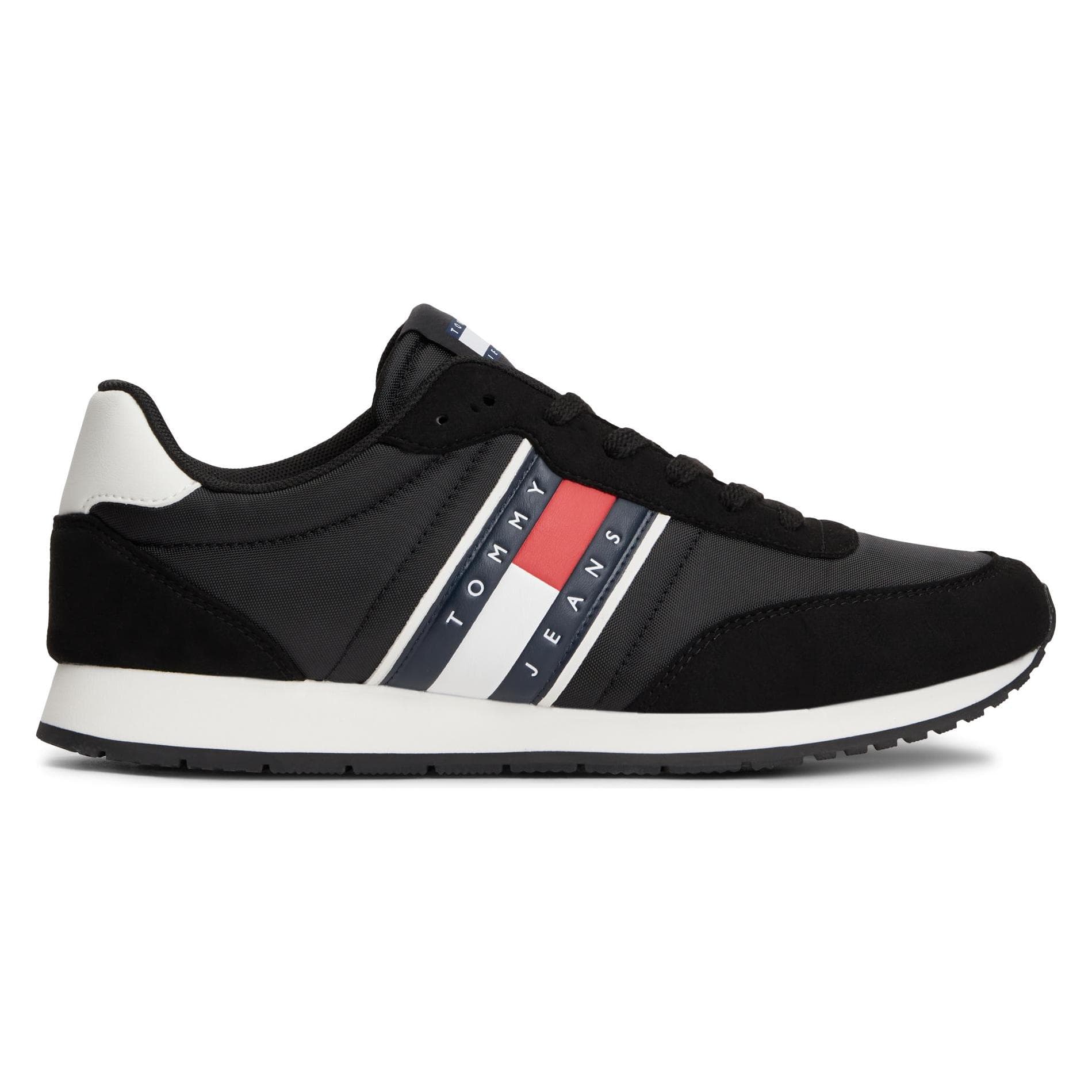 Tommy Hilfiger, Mannen, Sneakers, Tjm Classic Runner, Zwart, (45)