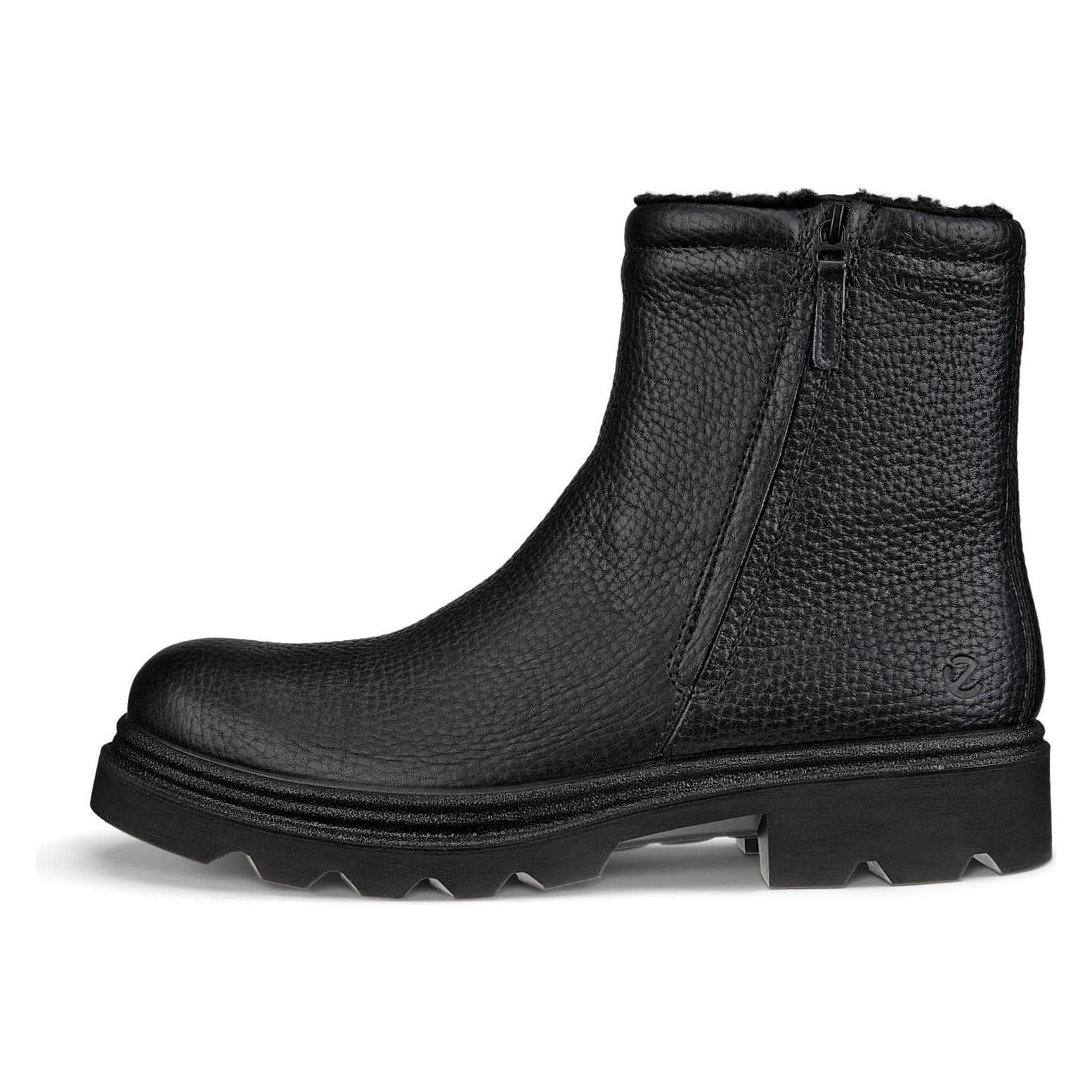 Ecco, Mannen, Lace-Ups, Grainer M Black Maat 45, Zwart, (45)