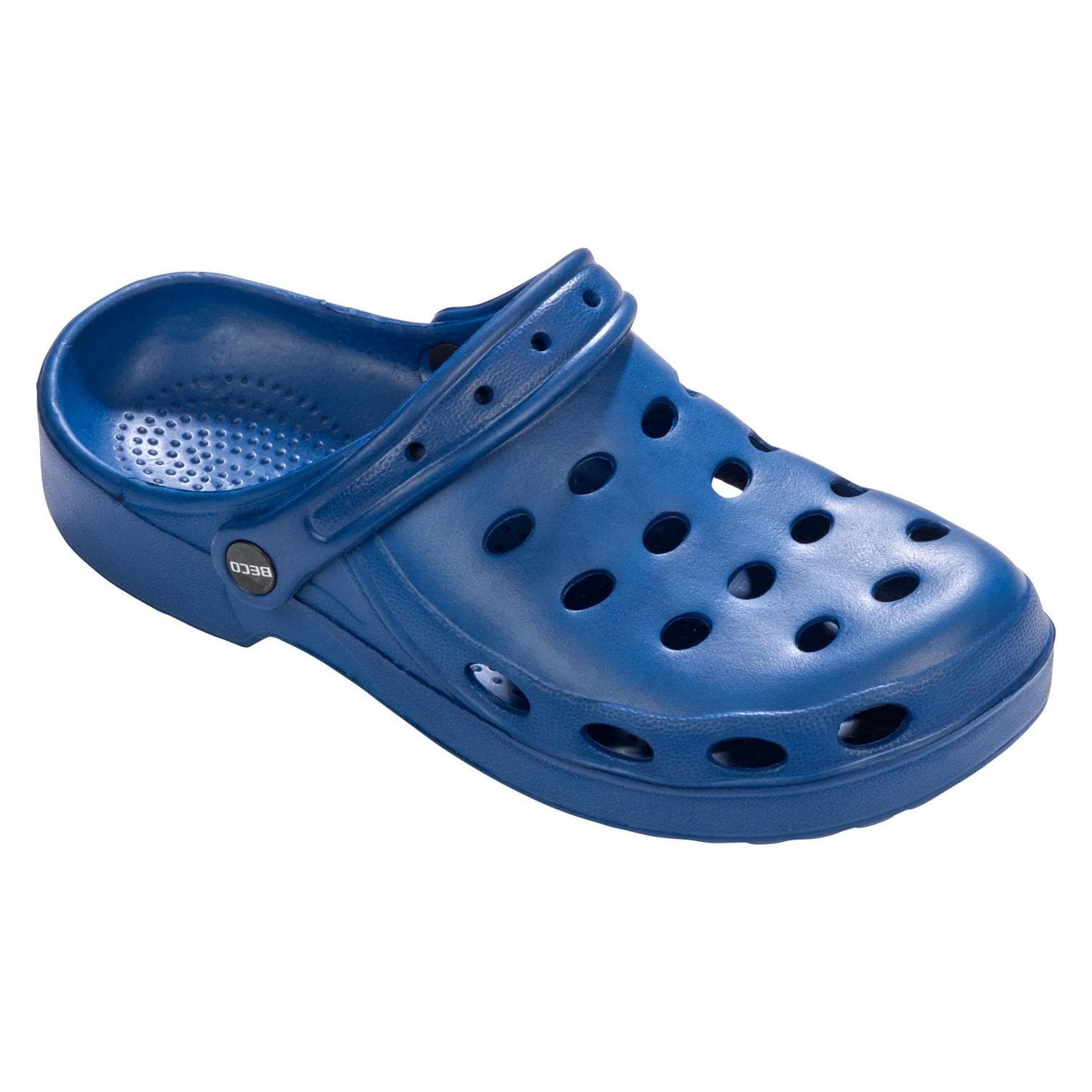 Beco, Mannen, Pantoffels, Klomp, heren Standaard marine 43, Blauw, (43)