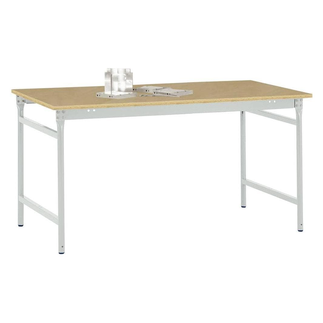 Manuflex, Salontafel, BB3035.7035 Beistelltisch BASIS stationär mit Multiplex-Tischplatte in (60 x 125 x 78 cm)