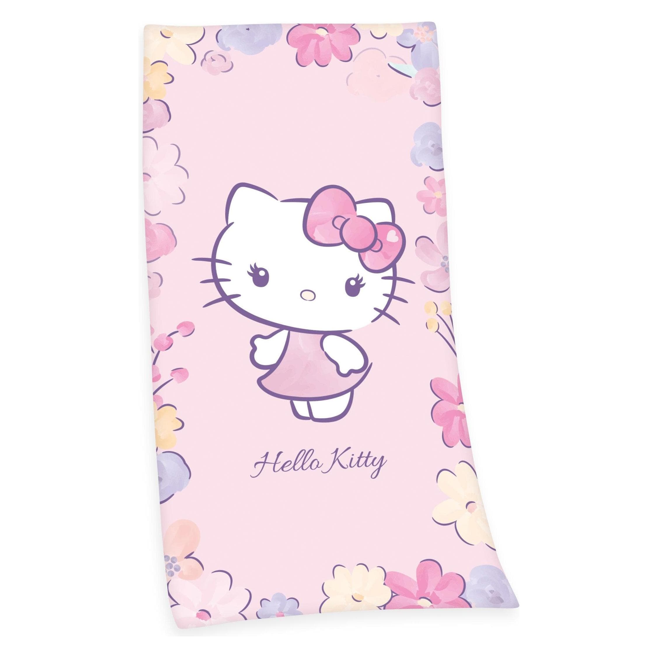 Herding, Strandlakens, Hello Kitty Velourstuch (150 x 75 cm)