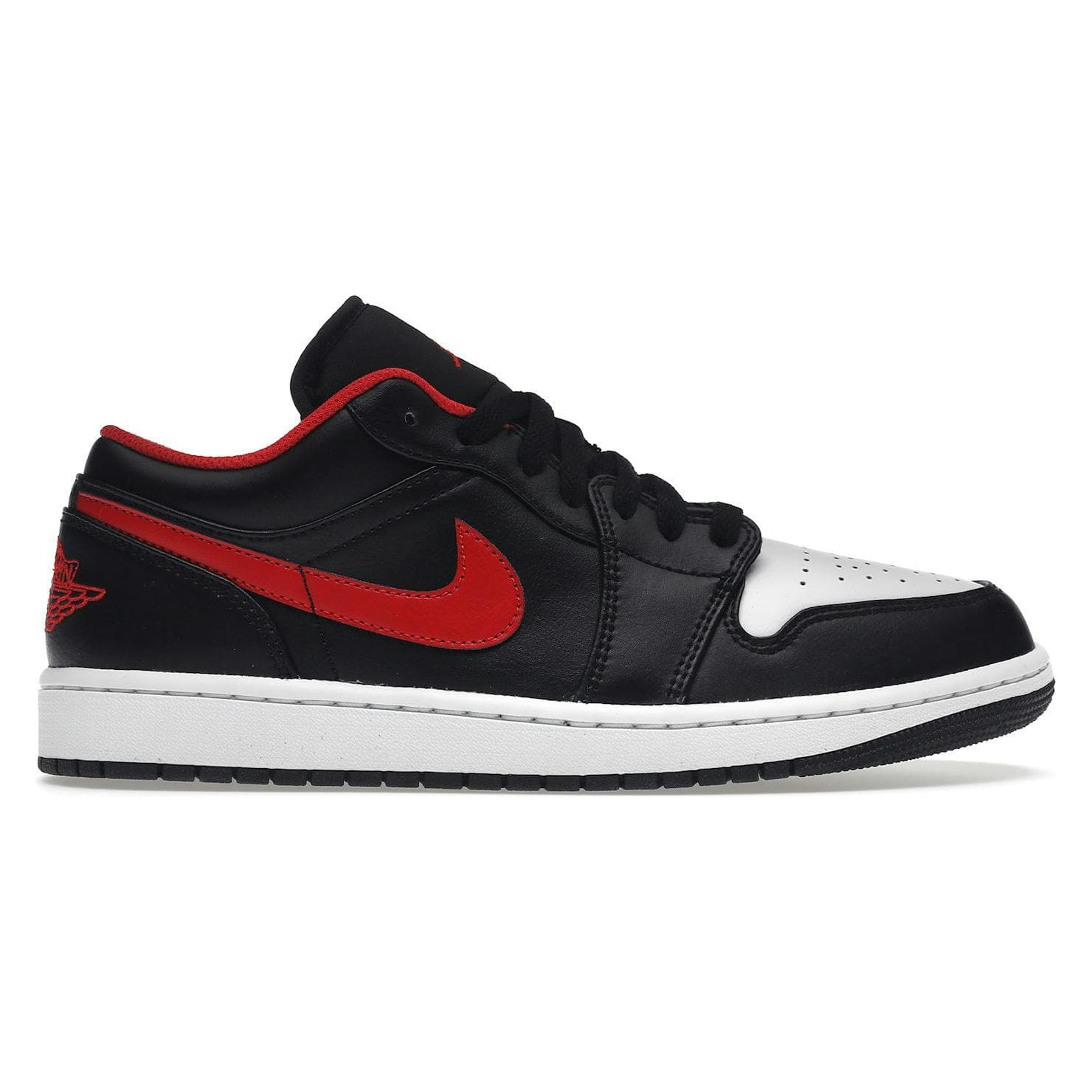 Jordan, Mannen, Sneakers, 1 Low White Toe, Rood, Wit, Zwart, (44)