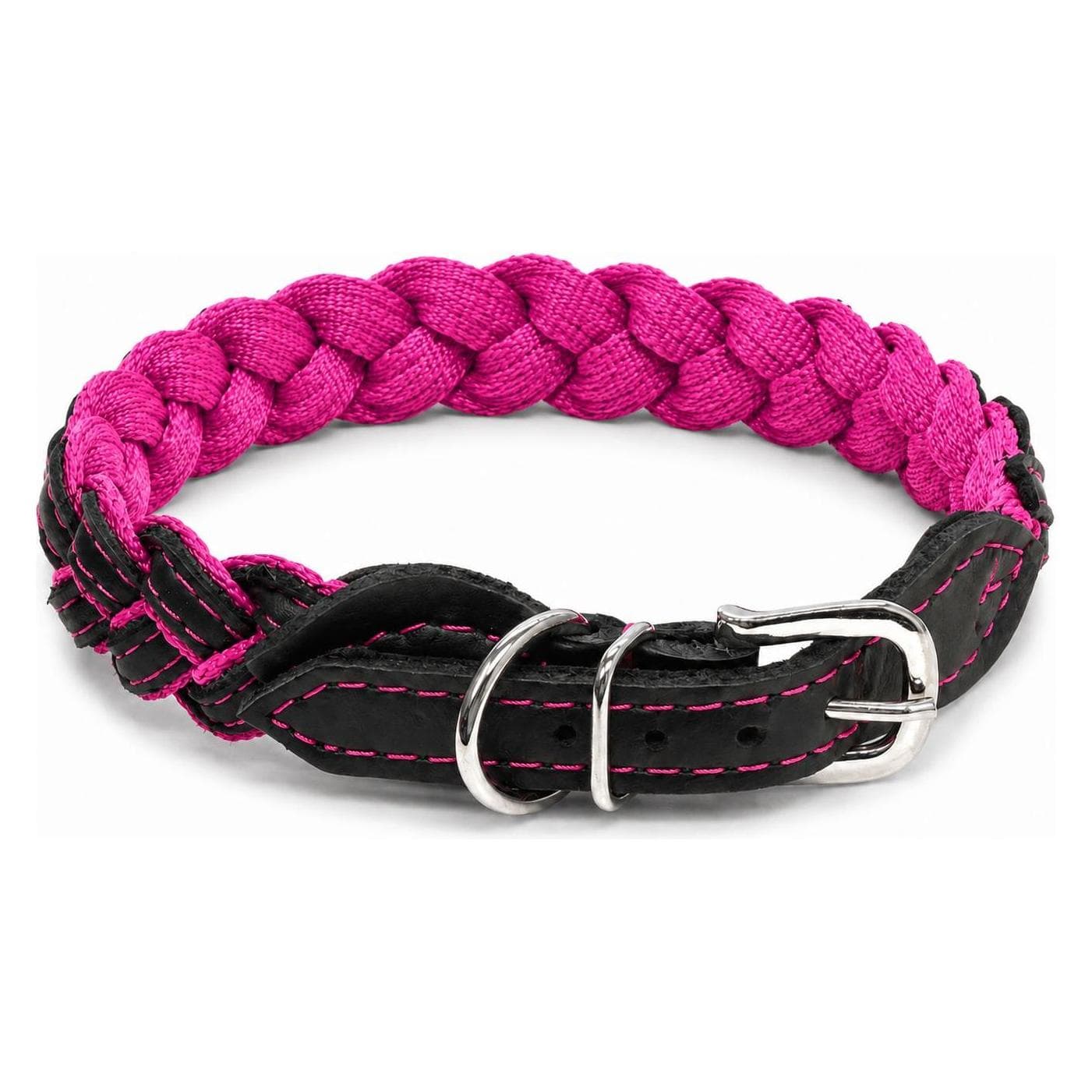 Barry King BarryKing Obroża Flamingo Force – różowy 30mm/45cm (Hund), Halsband + Leine